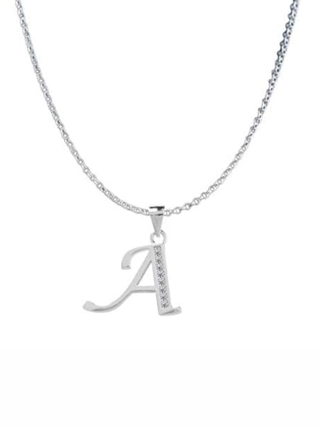 

Paavni Rhodium-Plated Contemporary Pendants, Silver