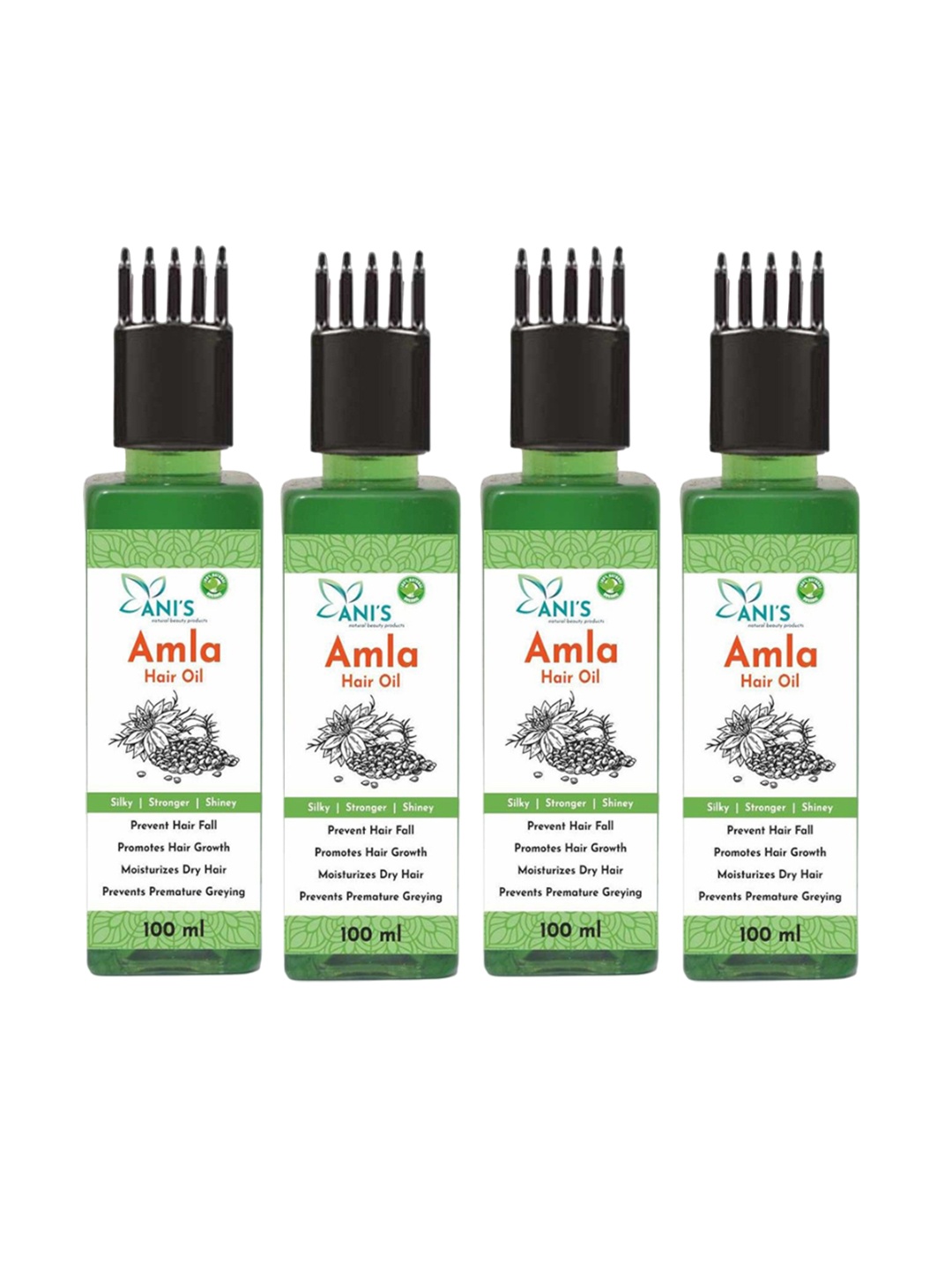 

ANI'S Amla Hair Oil - 100ml Each, Transparent