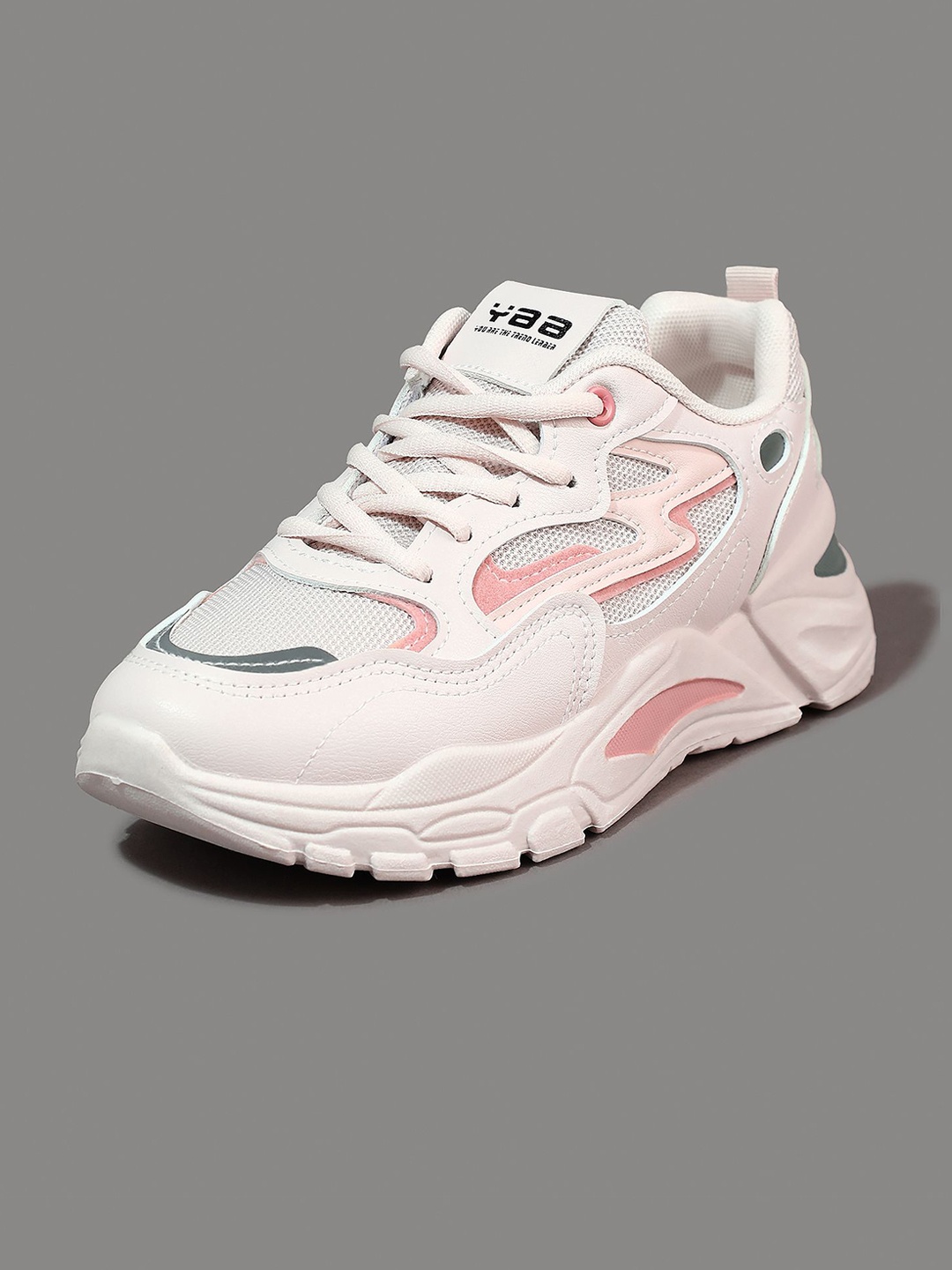 

LULU & SKY Women Colourblocked Mesh Sneakers, White