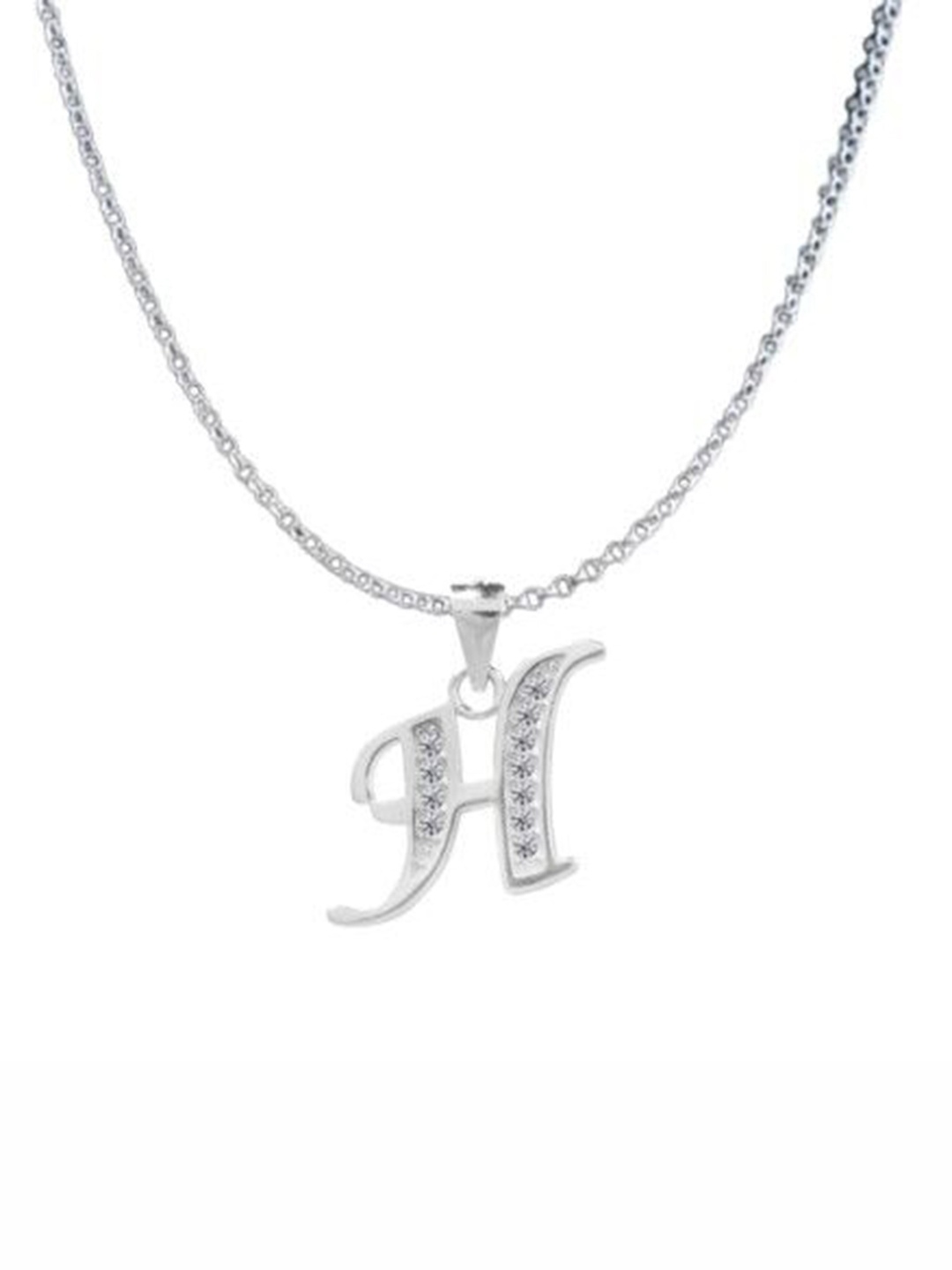 

Paavni Rhodium-Plated Contemporary Pendants, Silver