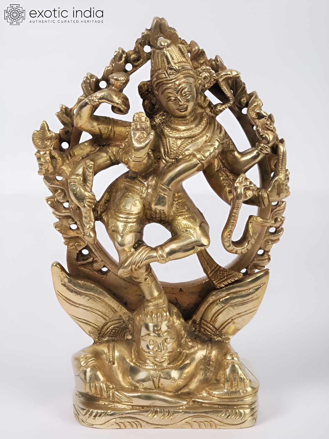 

Exotic India Gold-Toned Religious Idol Showpiece