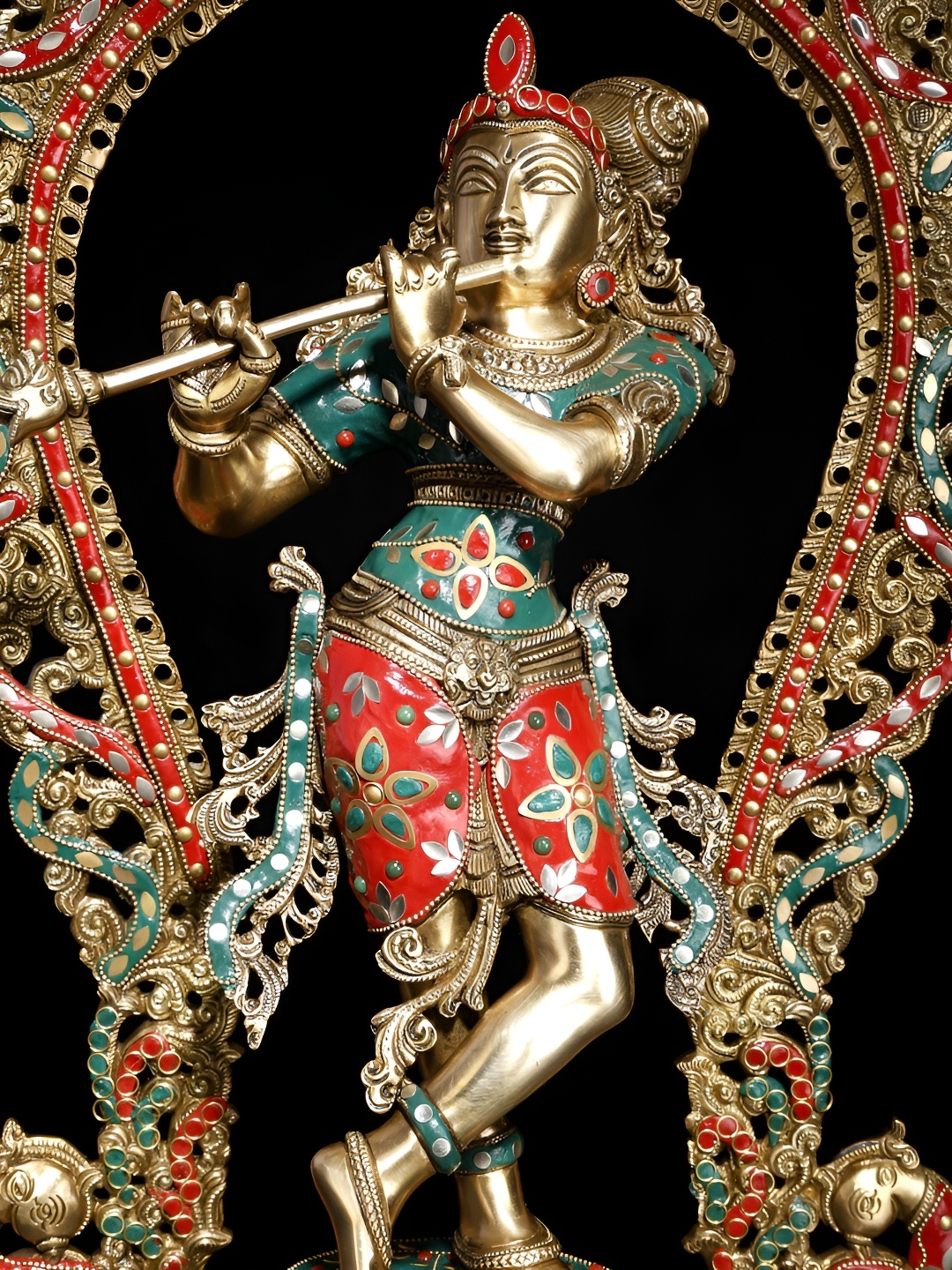 

Exotic India Gold-Toned Religious Idol Showpiece