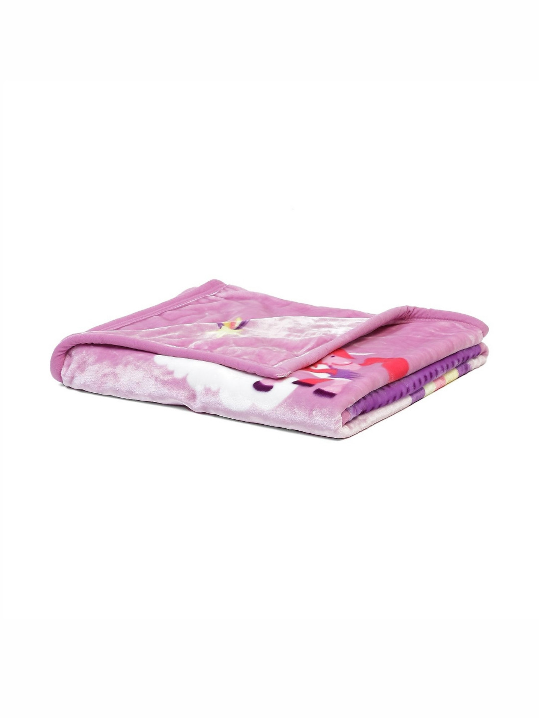 

Monte Carlo Purple & Yellow Cartoon Characters Mild Winter 600 GSM Single Bed Blanket