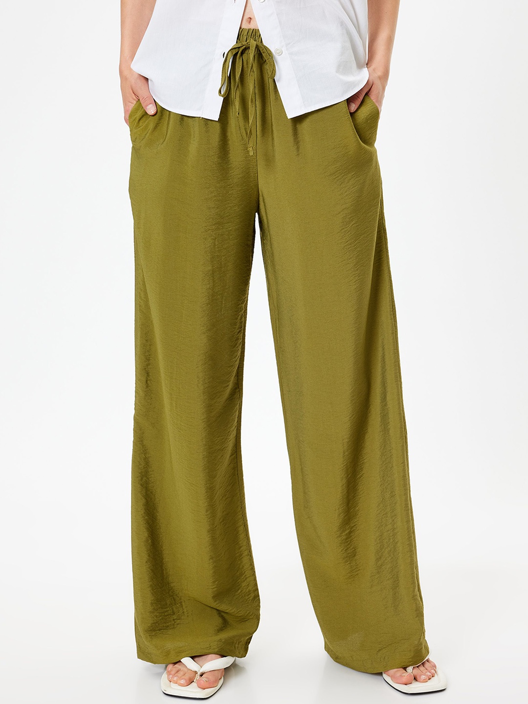 

Koton Women Trousers, Olive