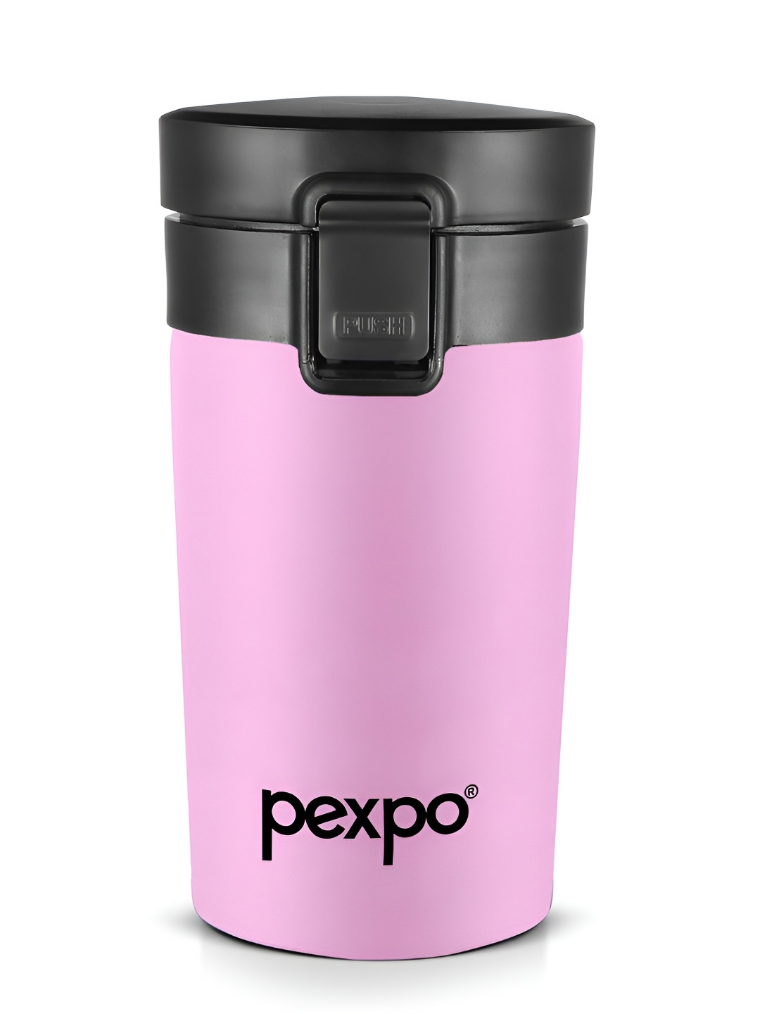 

Pexpo Cocoa Double wall Thermosteel 280ml Hot & Cold flask Pink Insulated Bottle