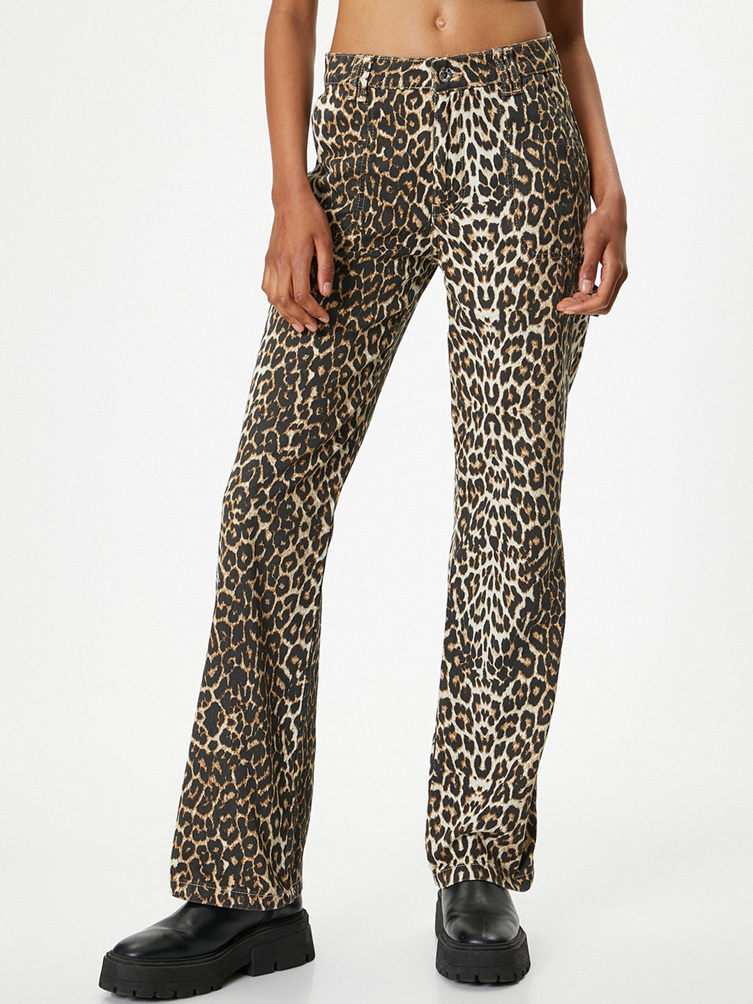 

Koton Women Animal Printed Trousers, Assorted