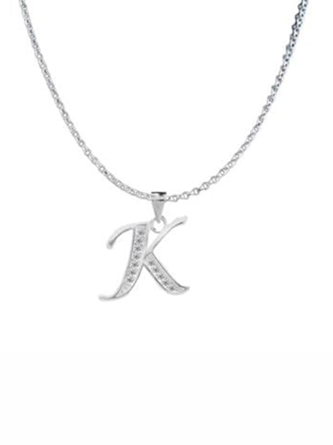 

Paavni Rhodium-Plated Contemporary Pendants, Silver