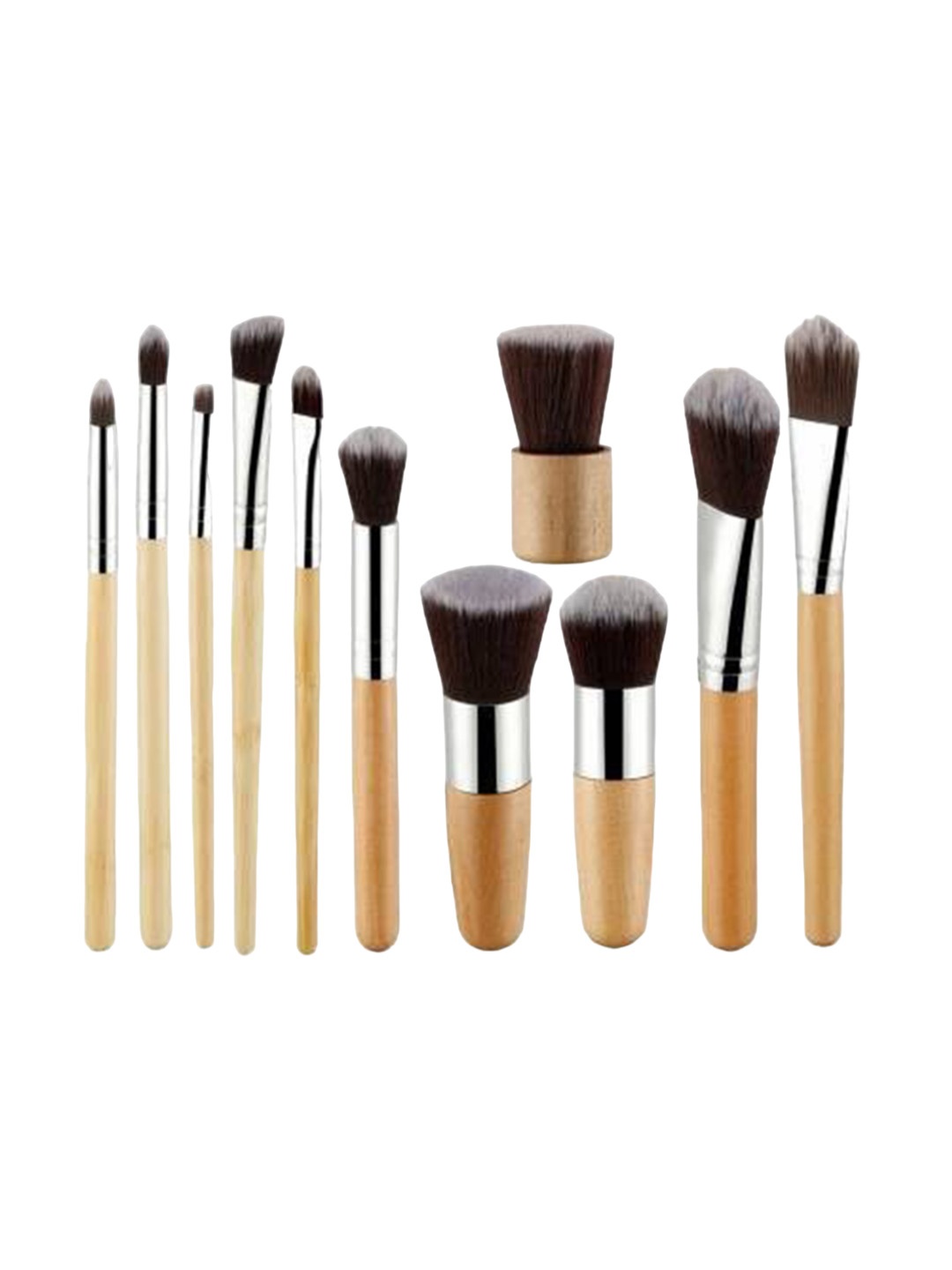 

Yoana Set Of 11 Professional Makeup Brushes, Brown