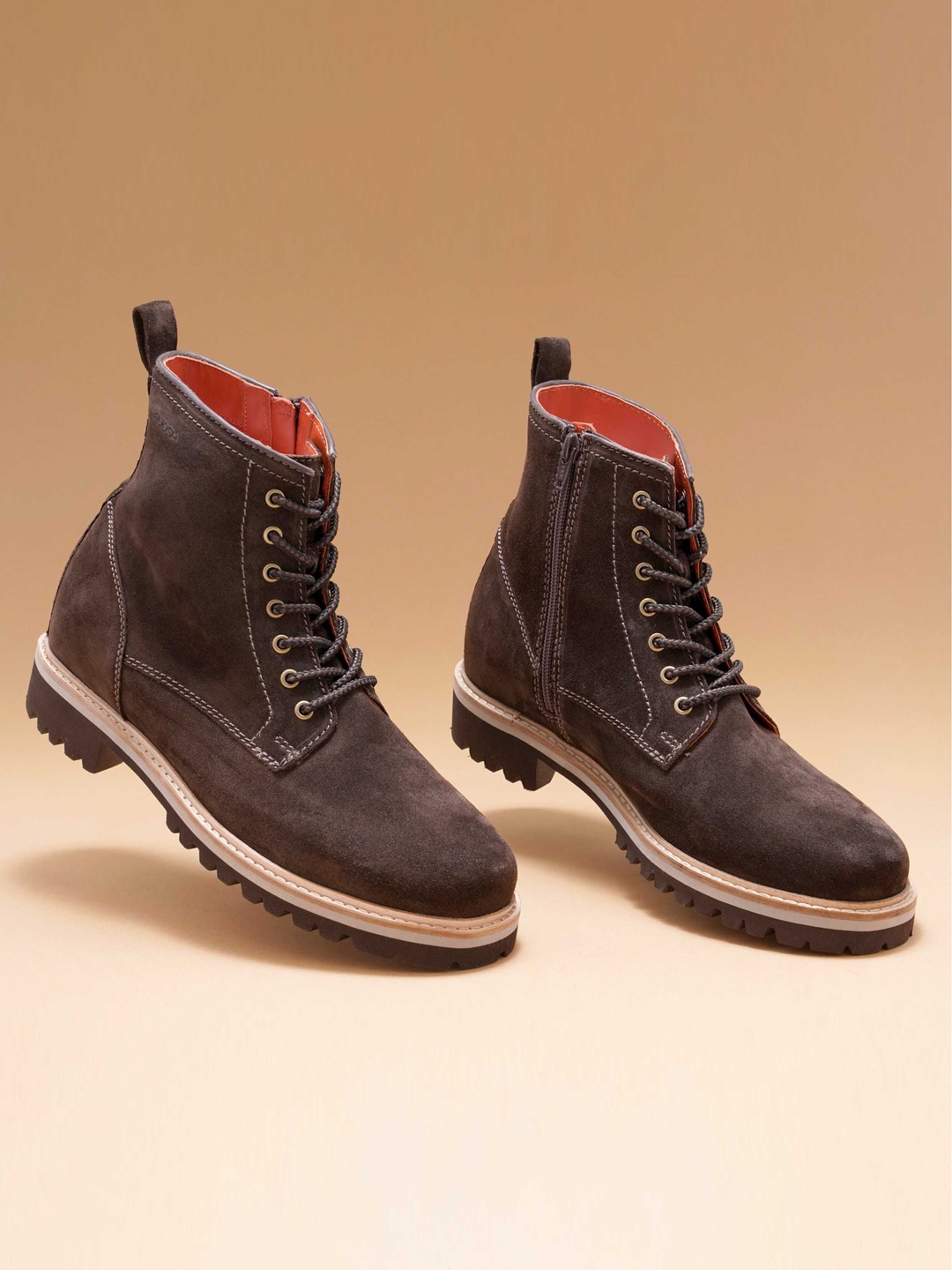 

Ruosh Men Suede Casual Suede Ankle Boot, Brown