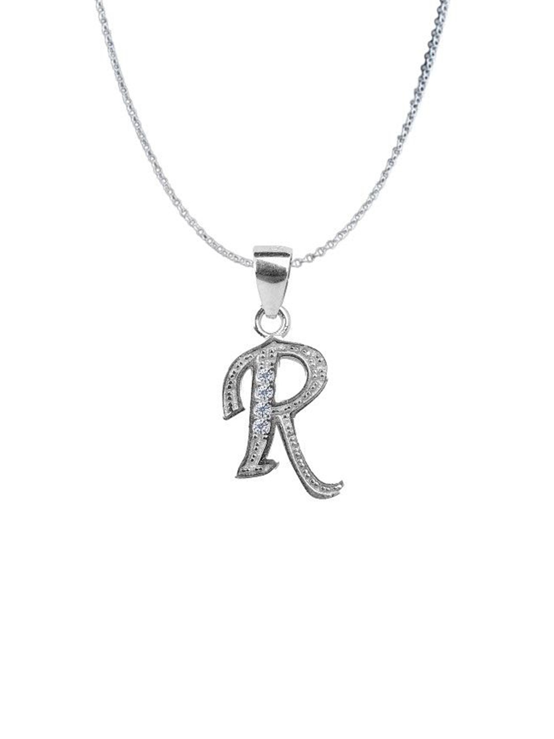 

Paavni Rhodium-Plated Contemporary Pendants, Silver