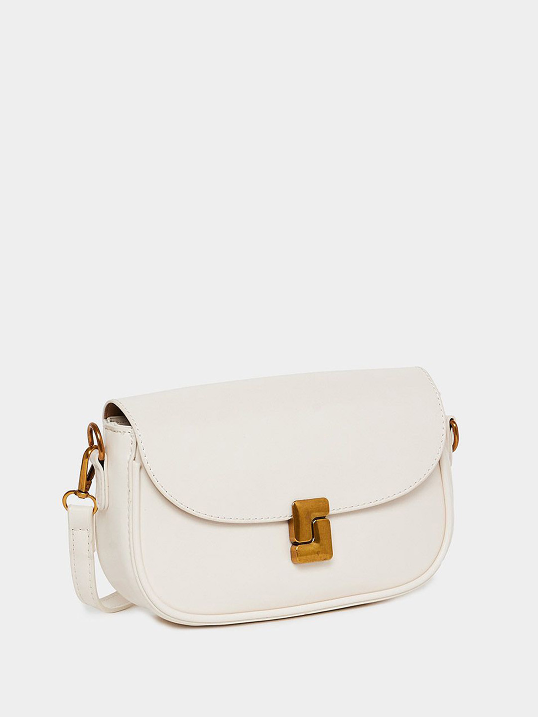 

Styli Half Moon Sling Bag, White