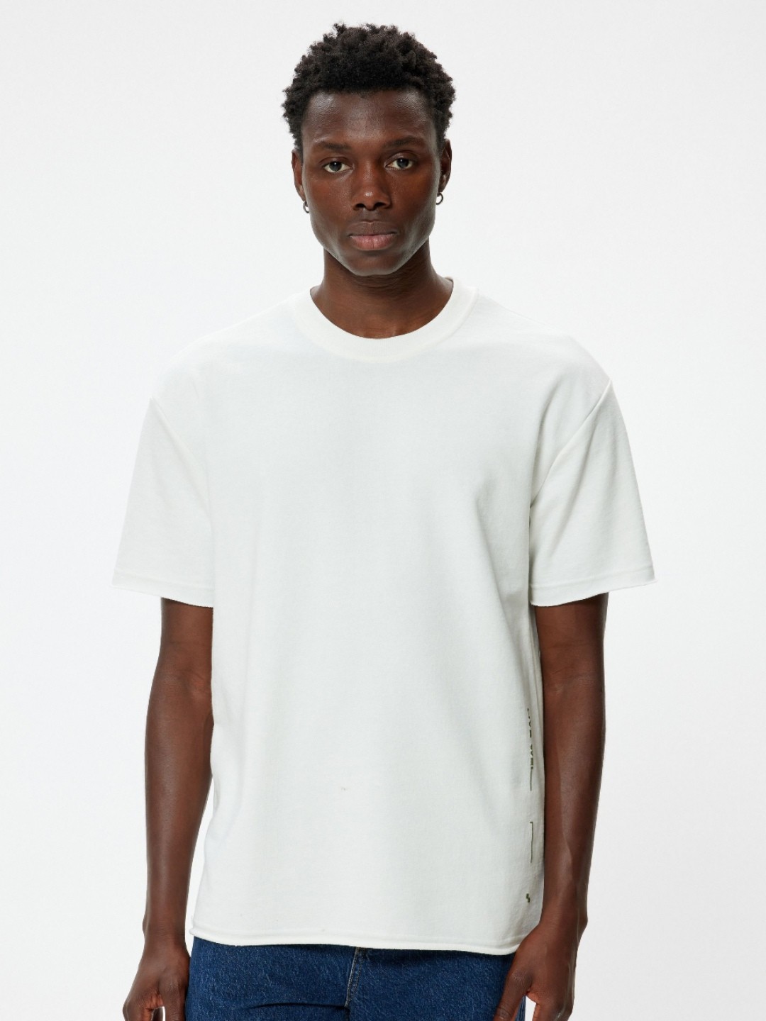 

Koton Men V-Neck Pockets T-shirt, White