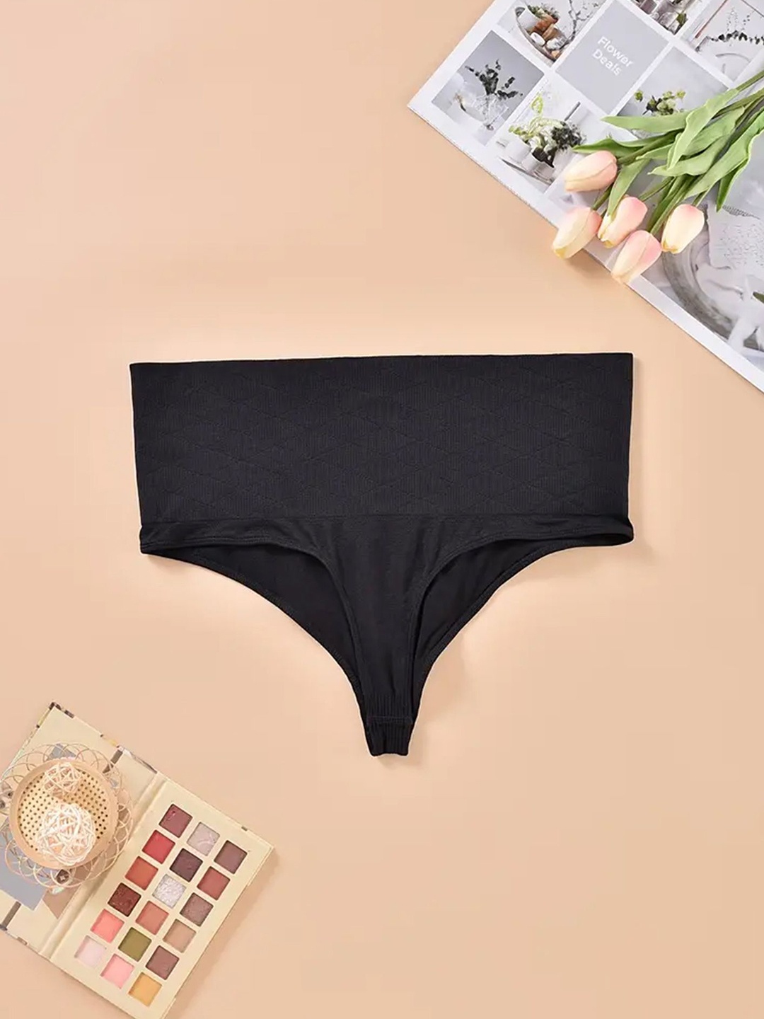 

LULU & SKY Plus Size Shaping Hipster Briefs- CTG04-BLACK