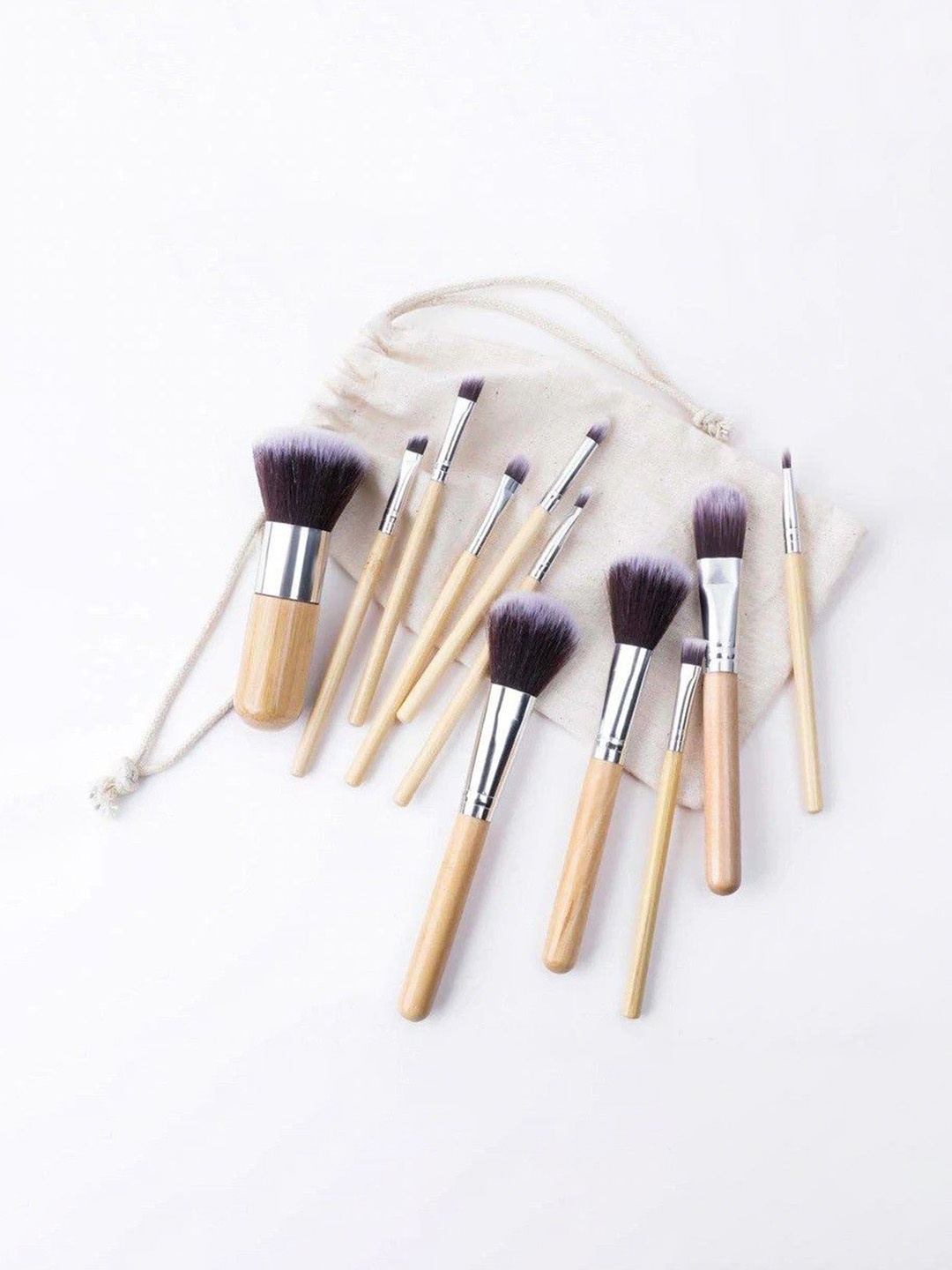 

Yoana Set Of 11 Professional Makeup Brushes, Brown