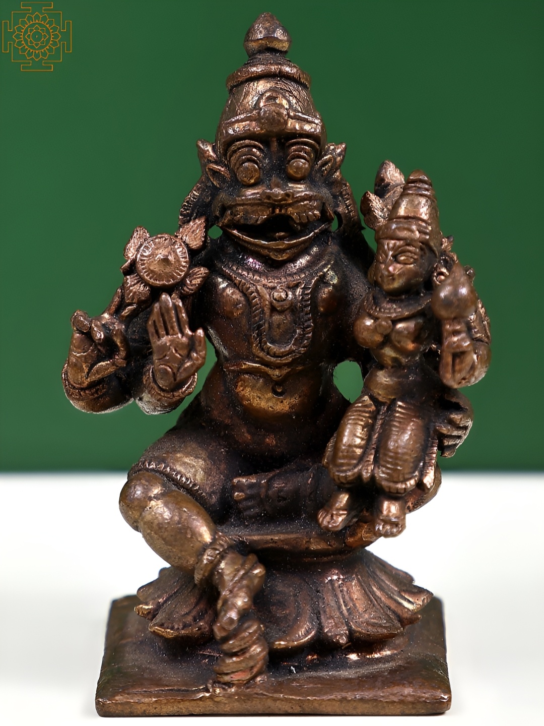 

Exotic India Copper-Toned Religious Idol Showpiece