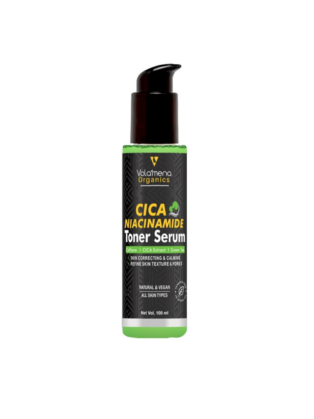 

Volamena Soothing And Calming CICA & Niacinamide Toner Serum- 100ml, Transparent