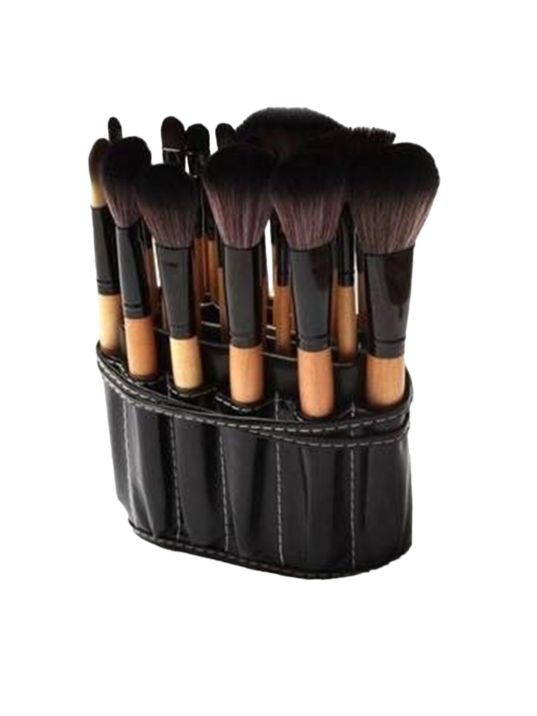 

Yoana Set Of 24 Beauty Makeup Brush With Pouch Case, Black