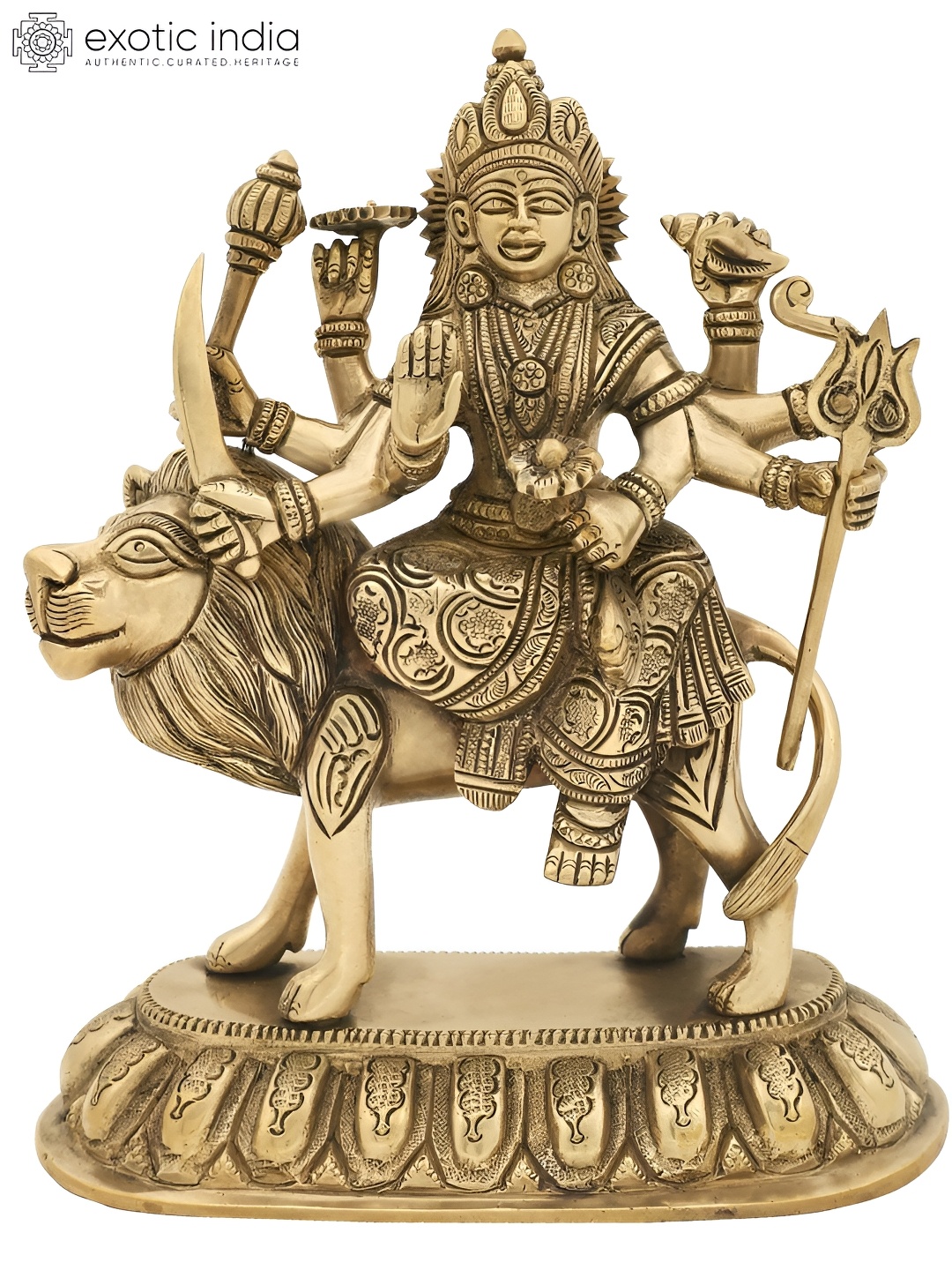 

Exotic India Gold-Toned Idol Showpiece