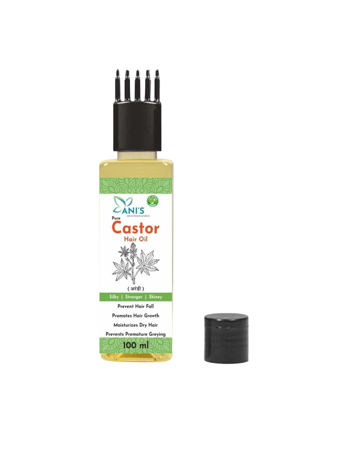 

ANI'S Pure Castor Hair Oils -100ml, Transparent
