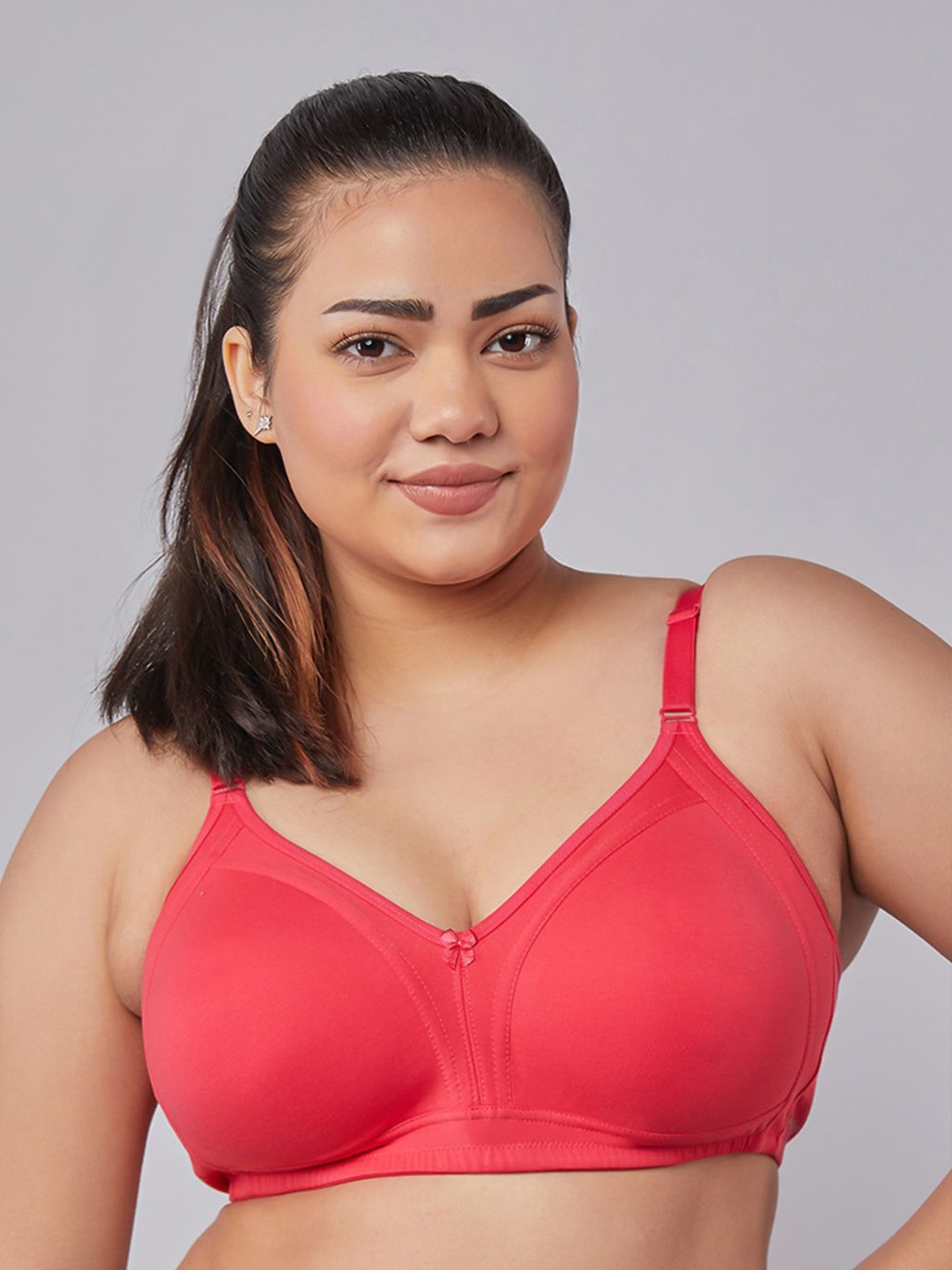 

MAASHIE Pack of 2 Full Coverage Padded Bra HP-HP, Pink