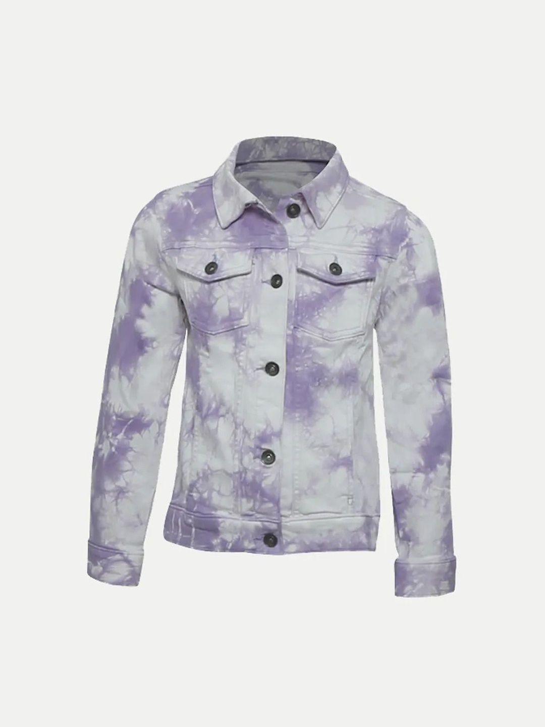 

BAESD Girls Tie-Dye Tailored Jacket, Purple