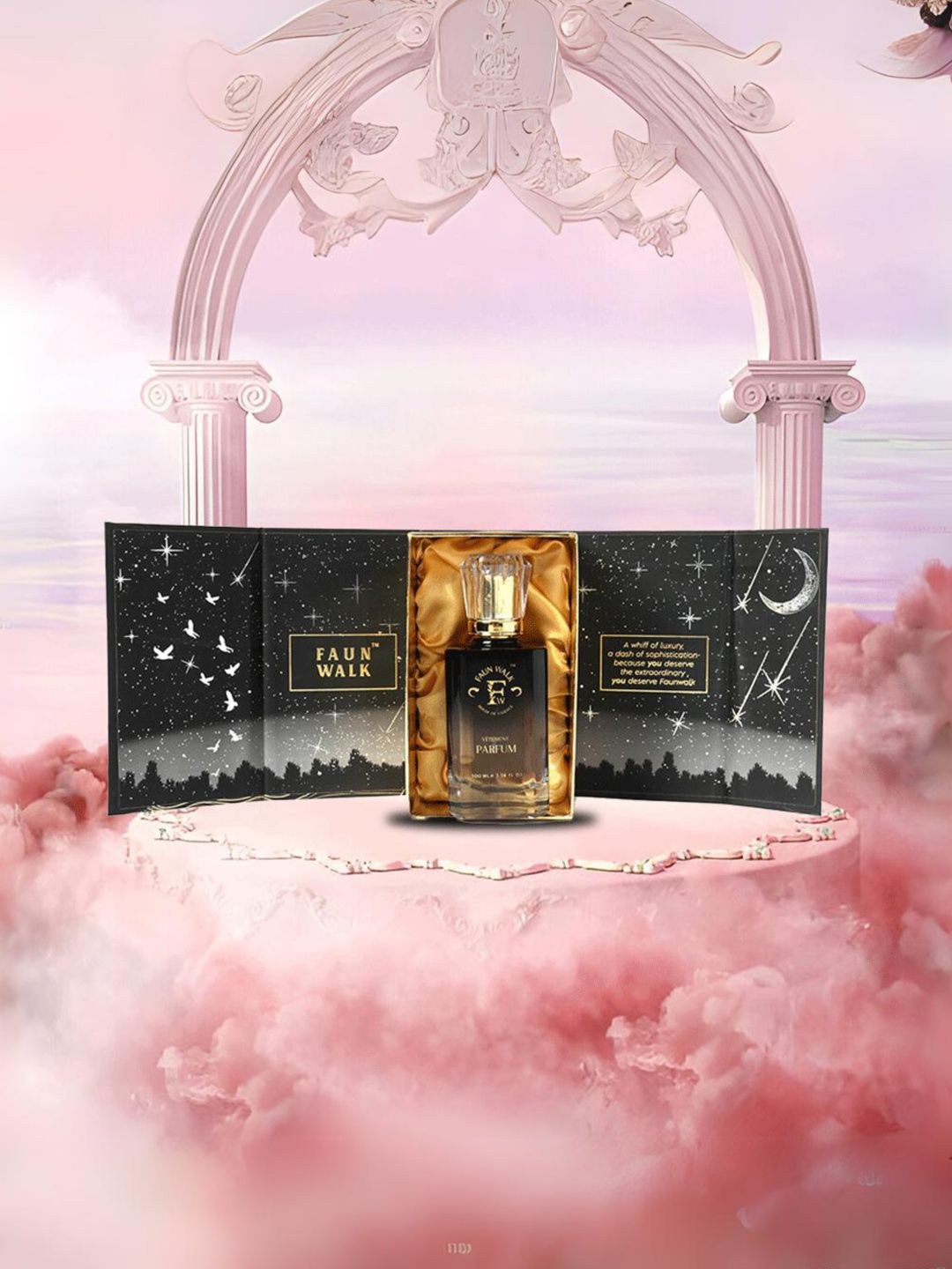 

FAUN WALK Women Lady Luck Luxury Perfume- 100ml, Black