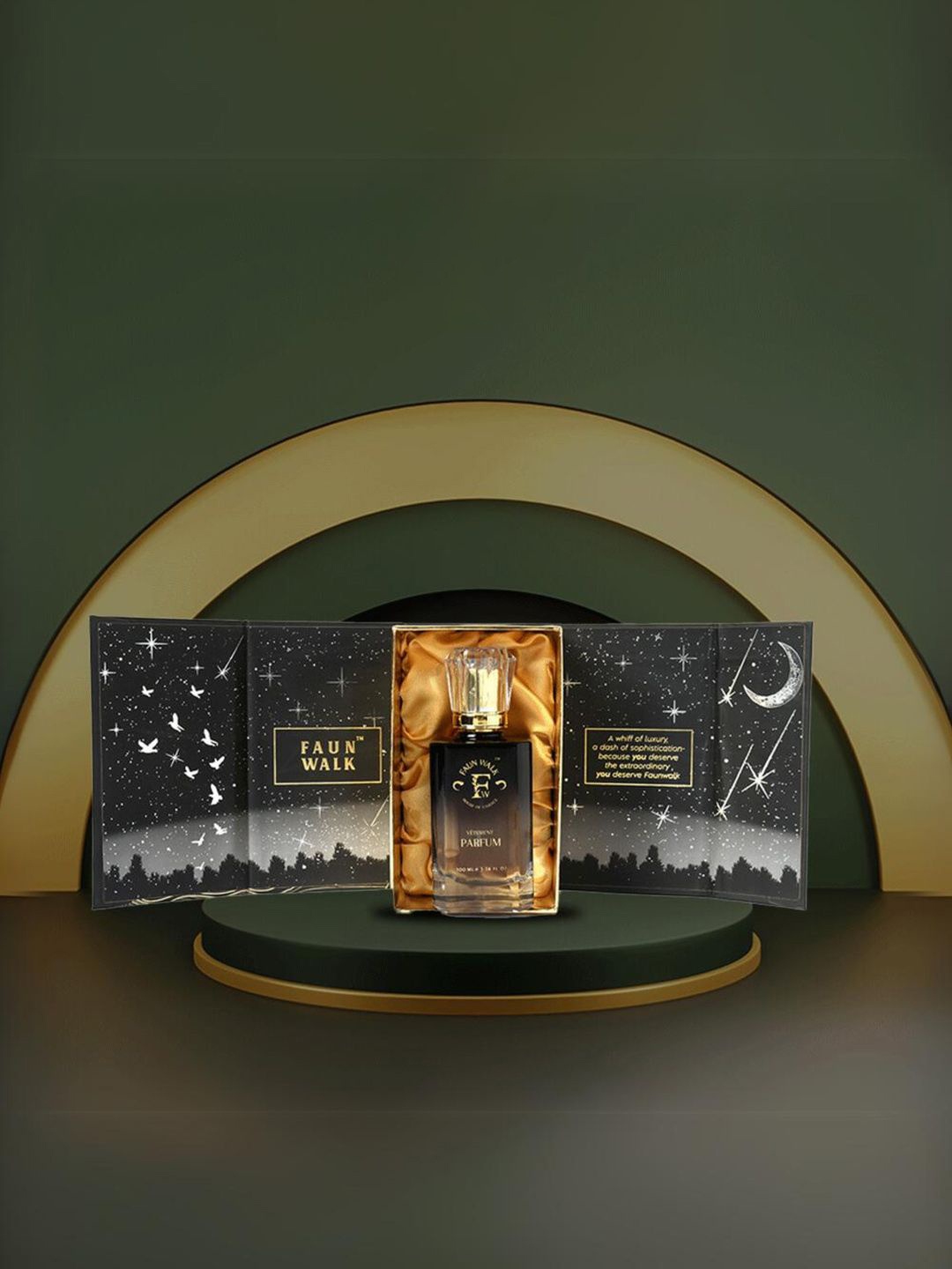 

FAUN WALK Men Celestial Noir Similar to Wanted By Night Perfume-50 ml, Nude