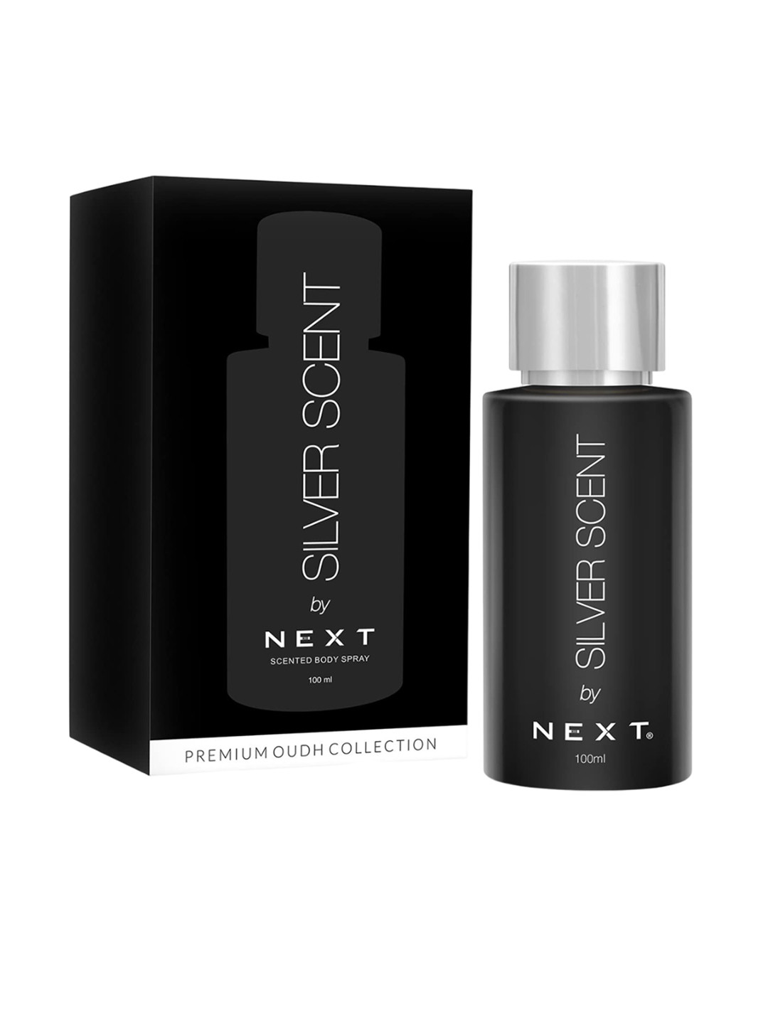 

NEXT CARE Silver Scent Perfume Body Spray- 100ml, Black