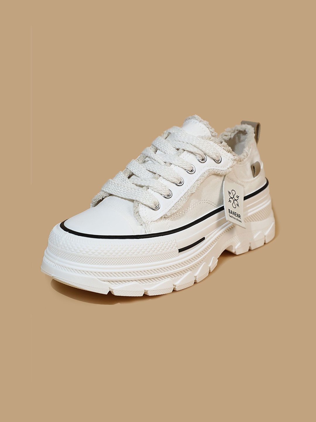 

LULU & SKY Women Colourblocked PU Sneakers, White