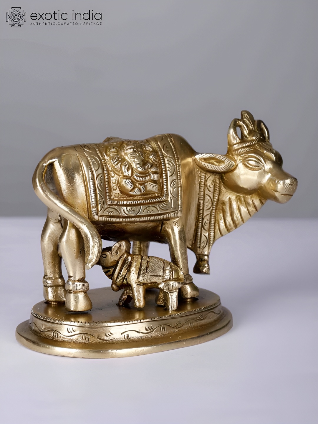 

Exotic India Gold-Toned Figurine Showpiece