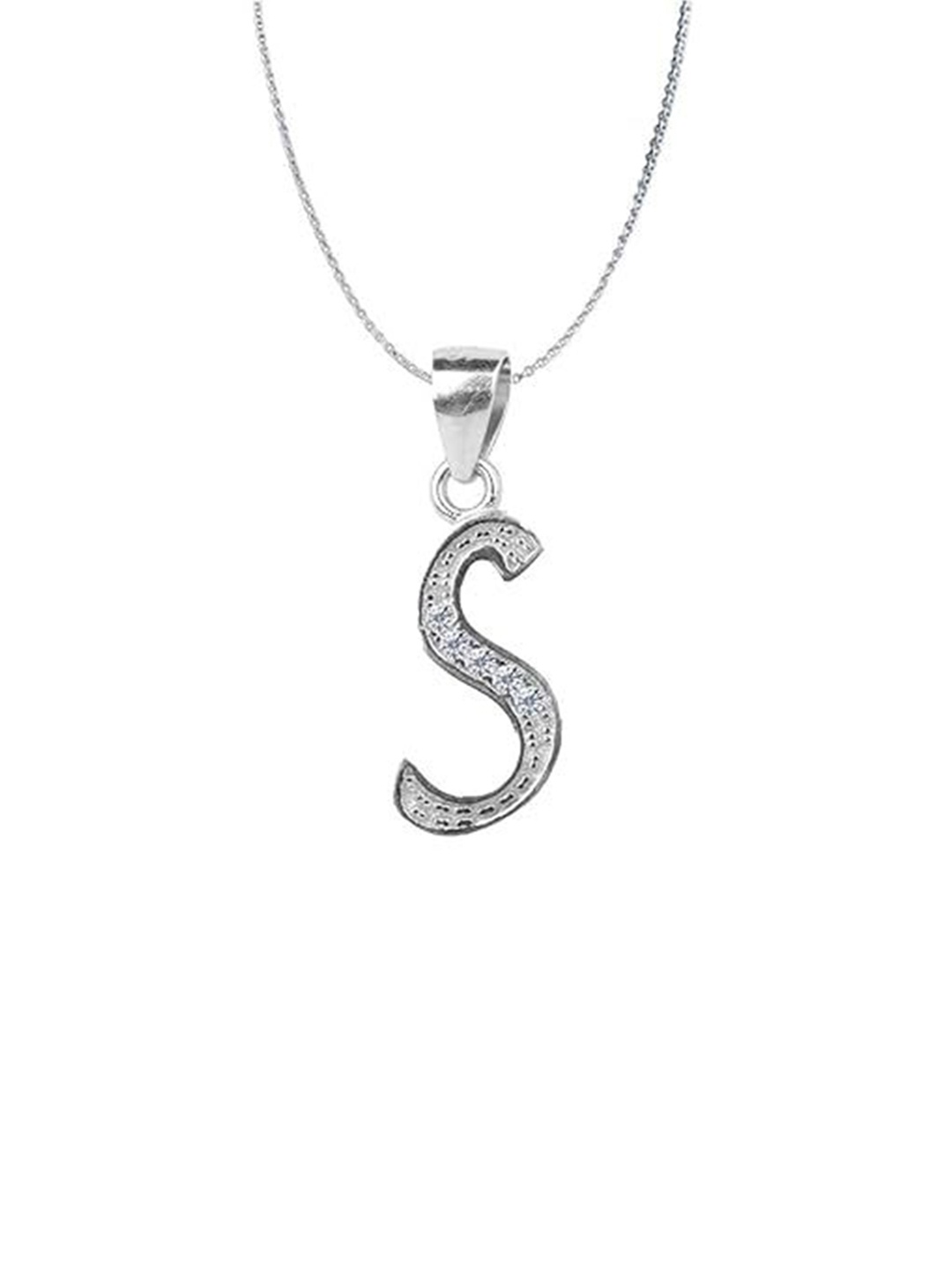 

Paavni Rhodium-Plated Contemporary Pendants, Silver