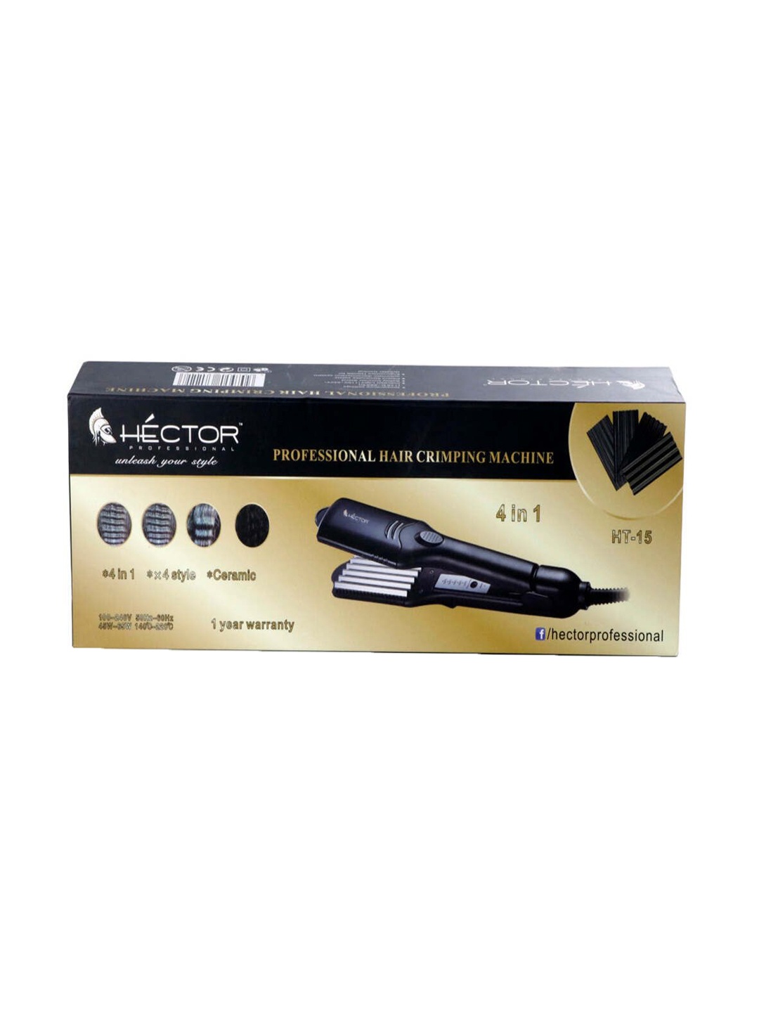 

HECTOR Professional Hair Crimping Machine, Black