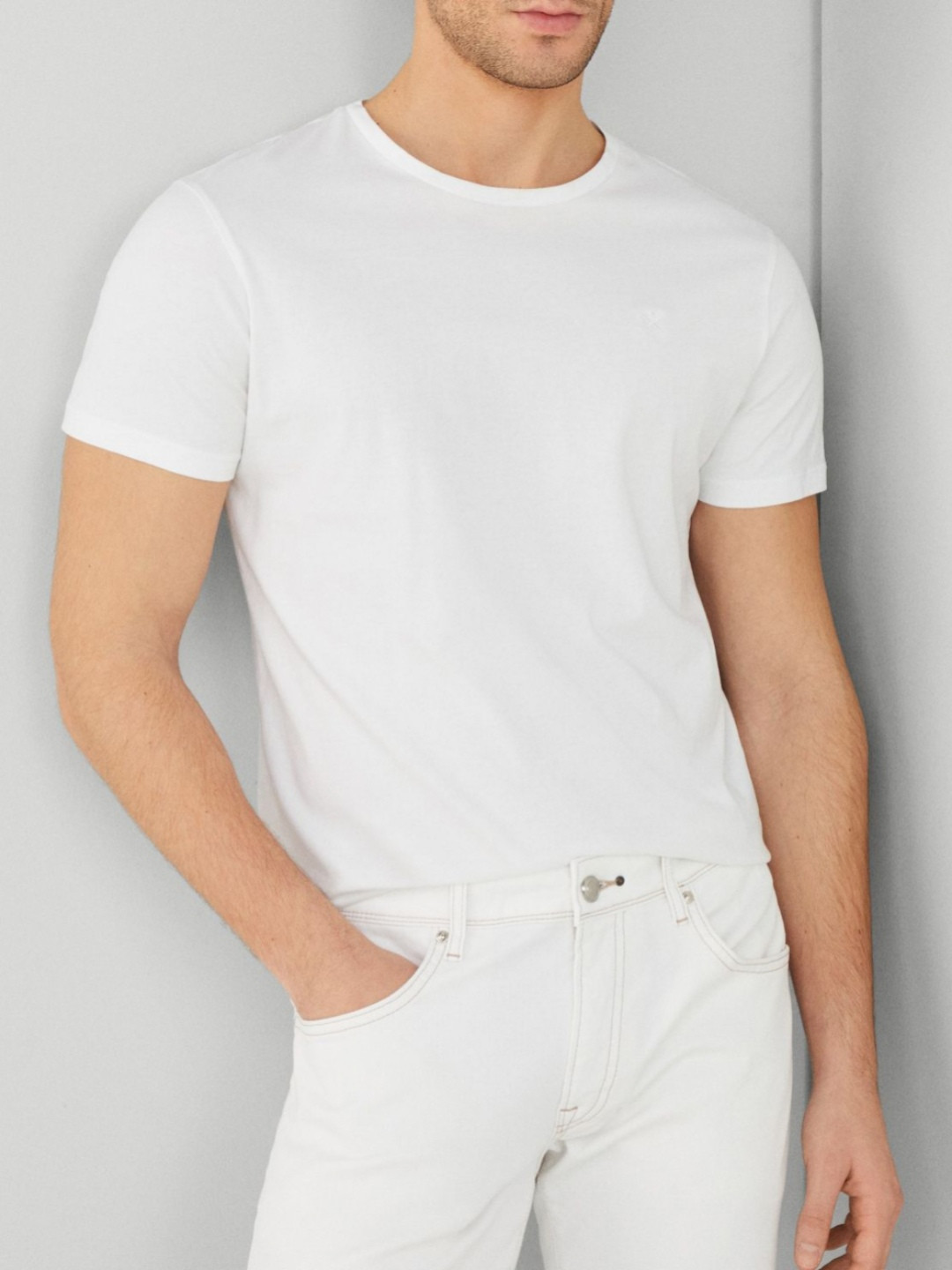 

HACKETT LONDON Men Pockets T-shirt, White