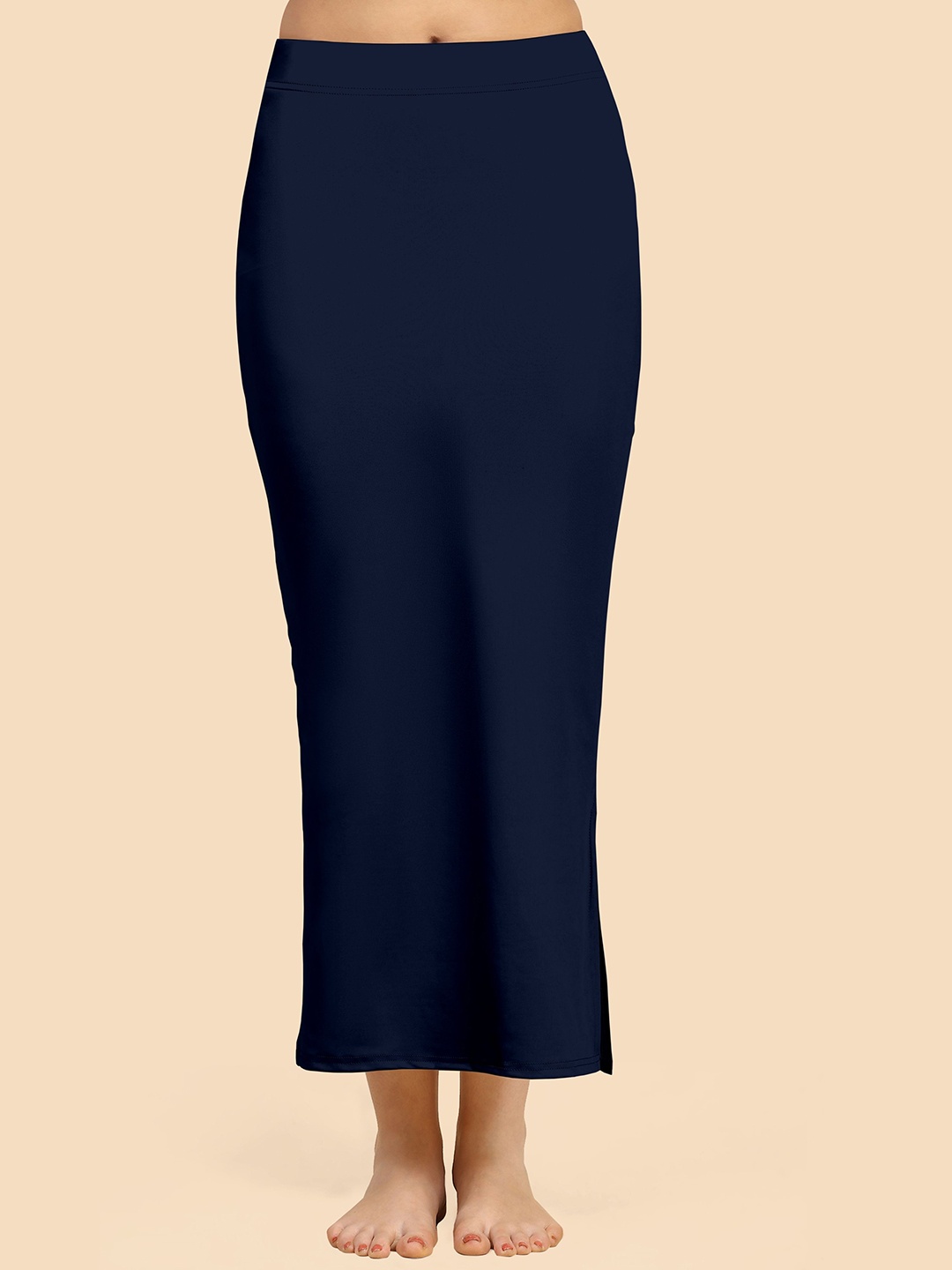 

Trendmalls Mermaid Saree Shapewear Petticoat, Navy blue
