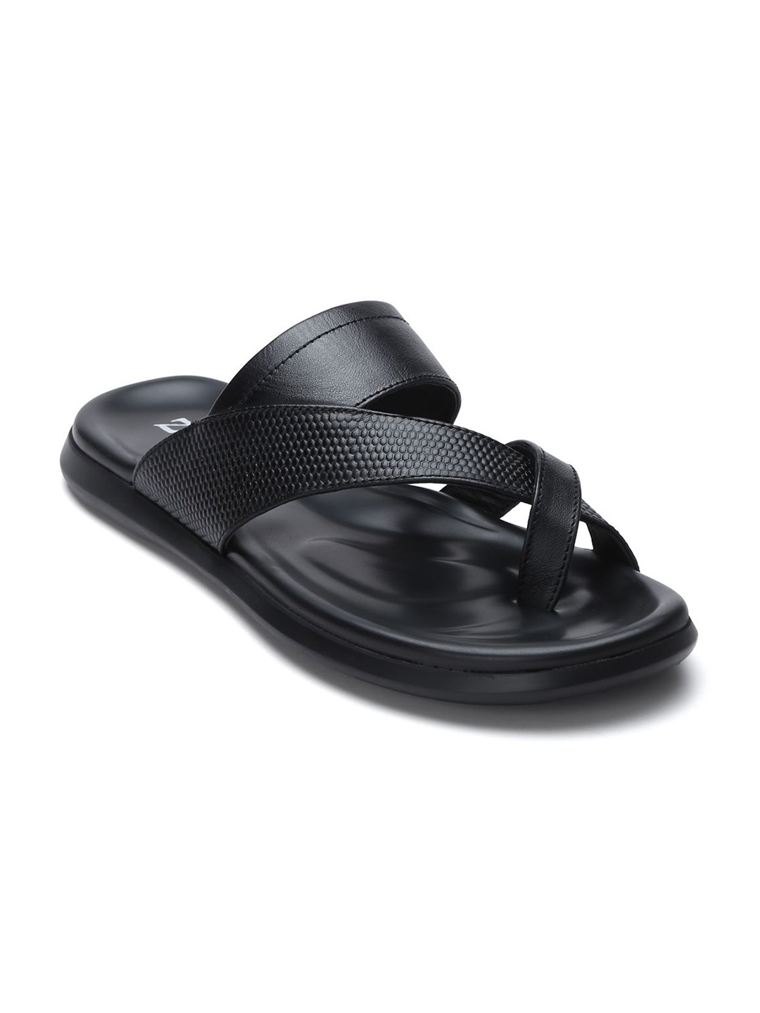 

Zoom Shoes Men Leather Comfort Sandals, Black
