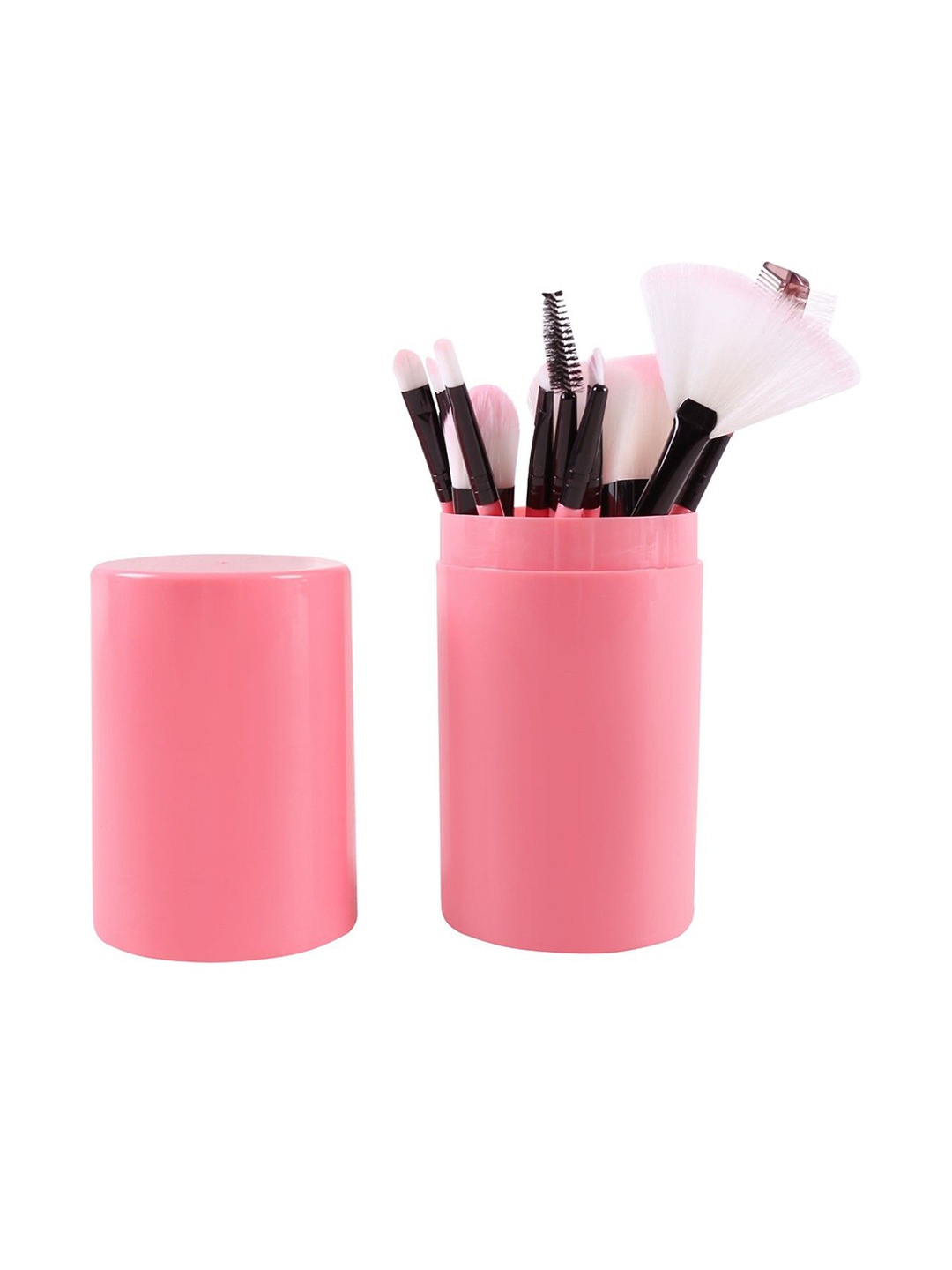 

Yoana Set of 12 Makeup Brush With Storage Box, Pink