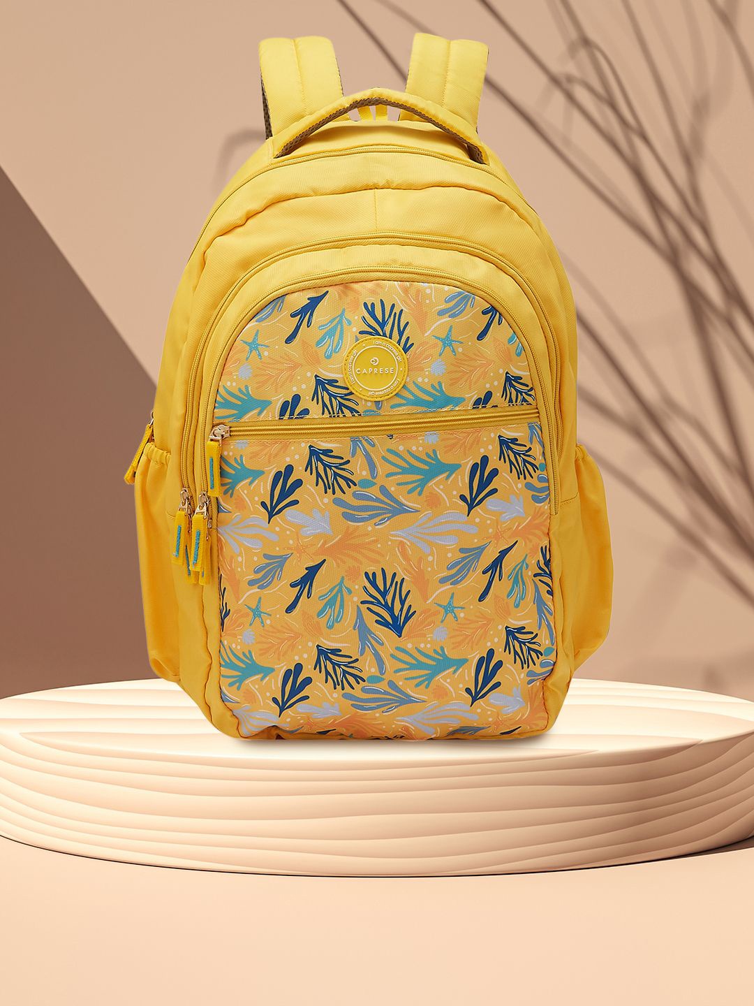 

Caprese Women Backpack, Yellow