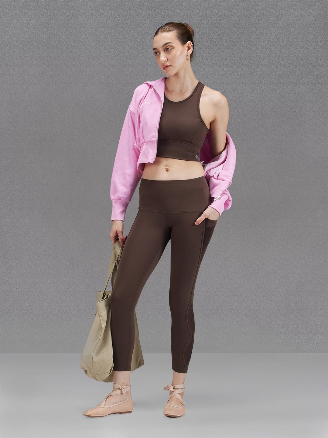 

Cava Brown Meshfit Leggings