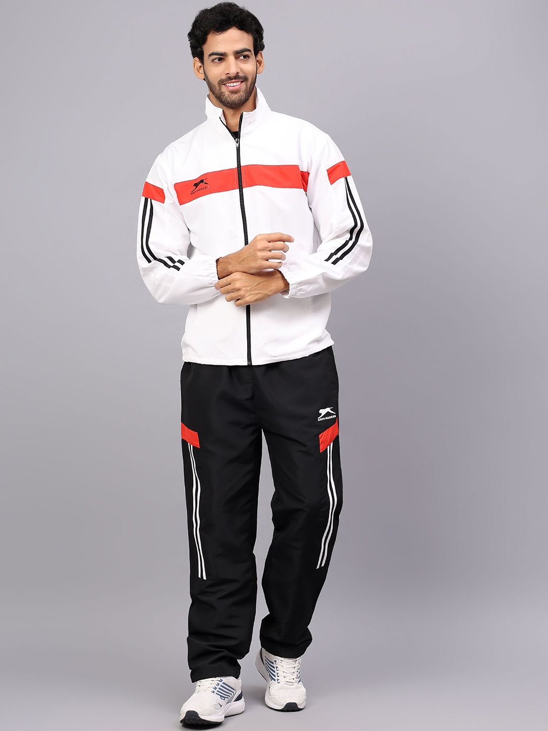 

Shiv Naresh Men Mid Rise Tracksuits, White