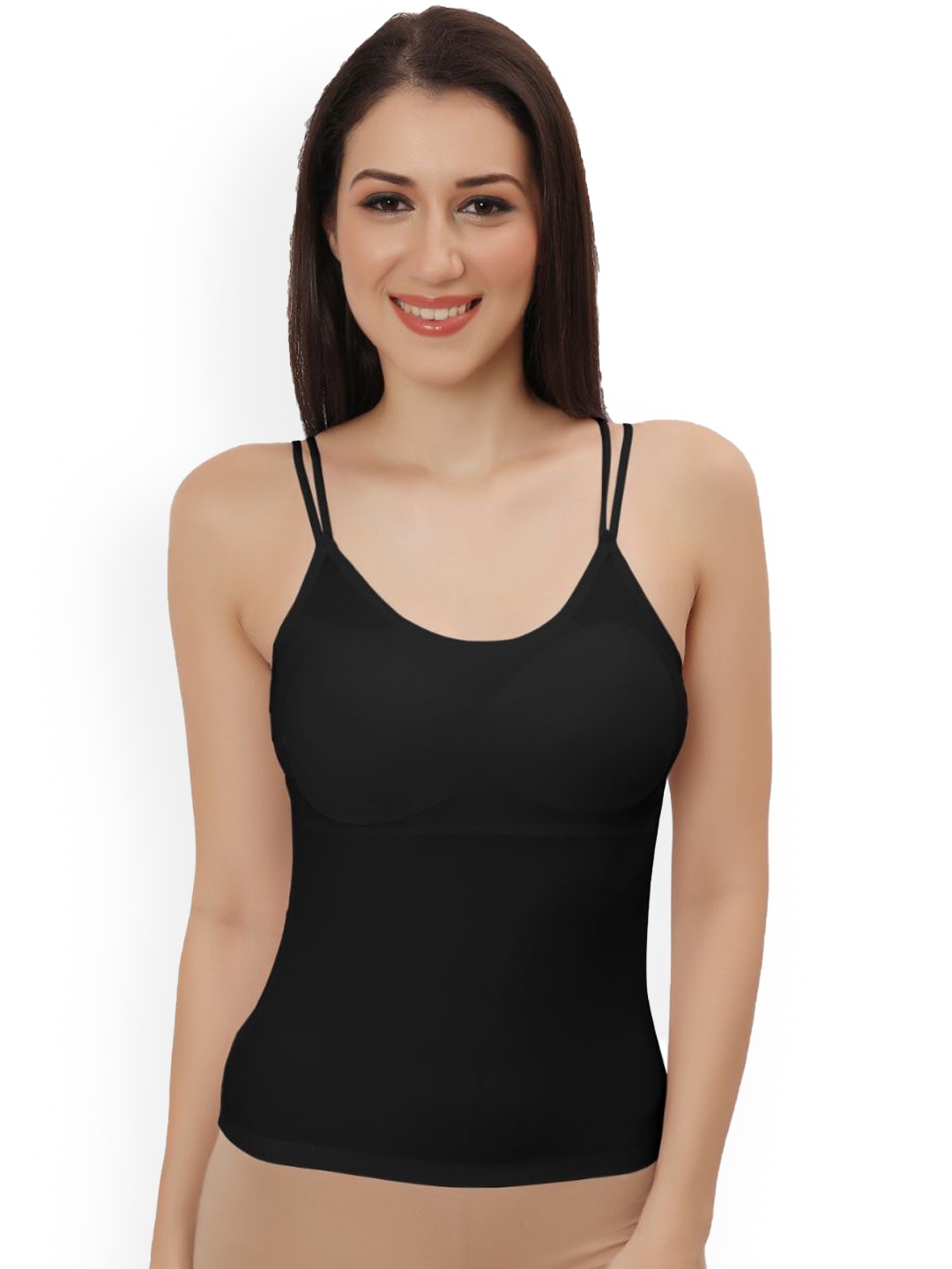 

Bella Voste Lightly Padded Sports Camisoles, Black