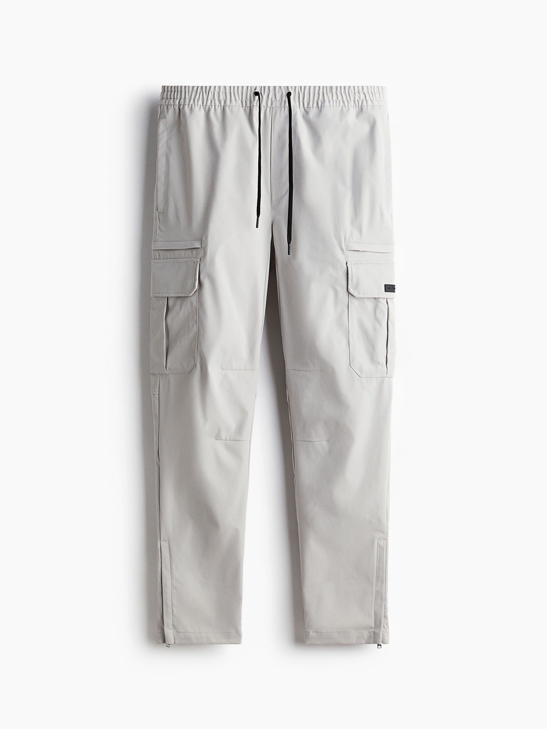 

H&M Men Slim Fit Cargo Trousers, Grey