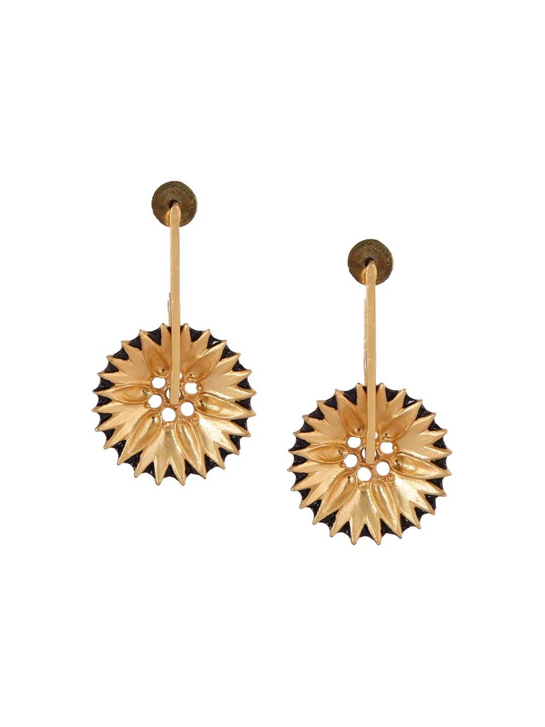 

Trupti Mohta Gold-Plated Beguiling Blossoms Drop Earrings