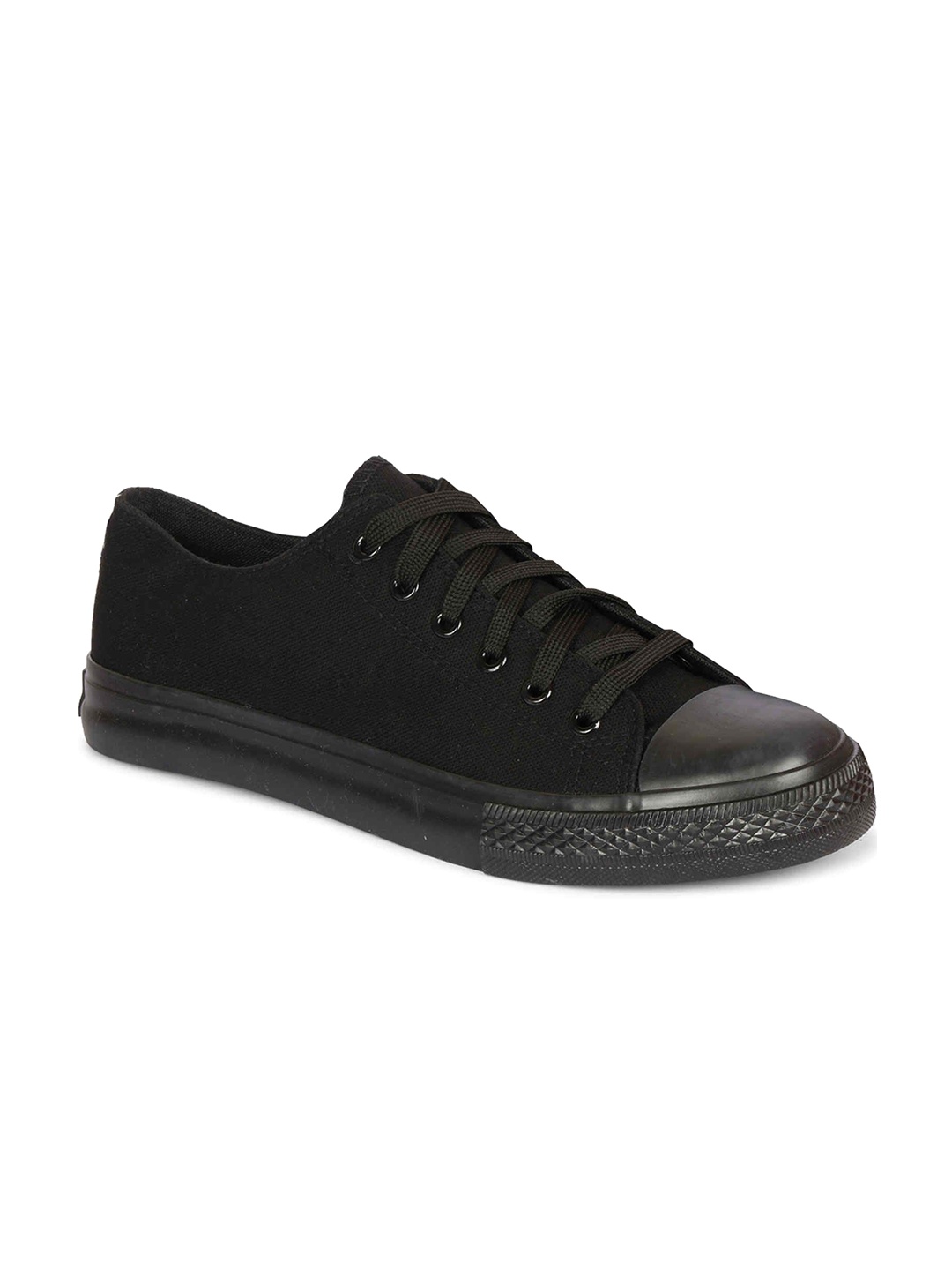 

MOZAFIA Men Round Toe Sneakers, Black