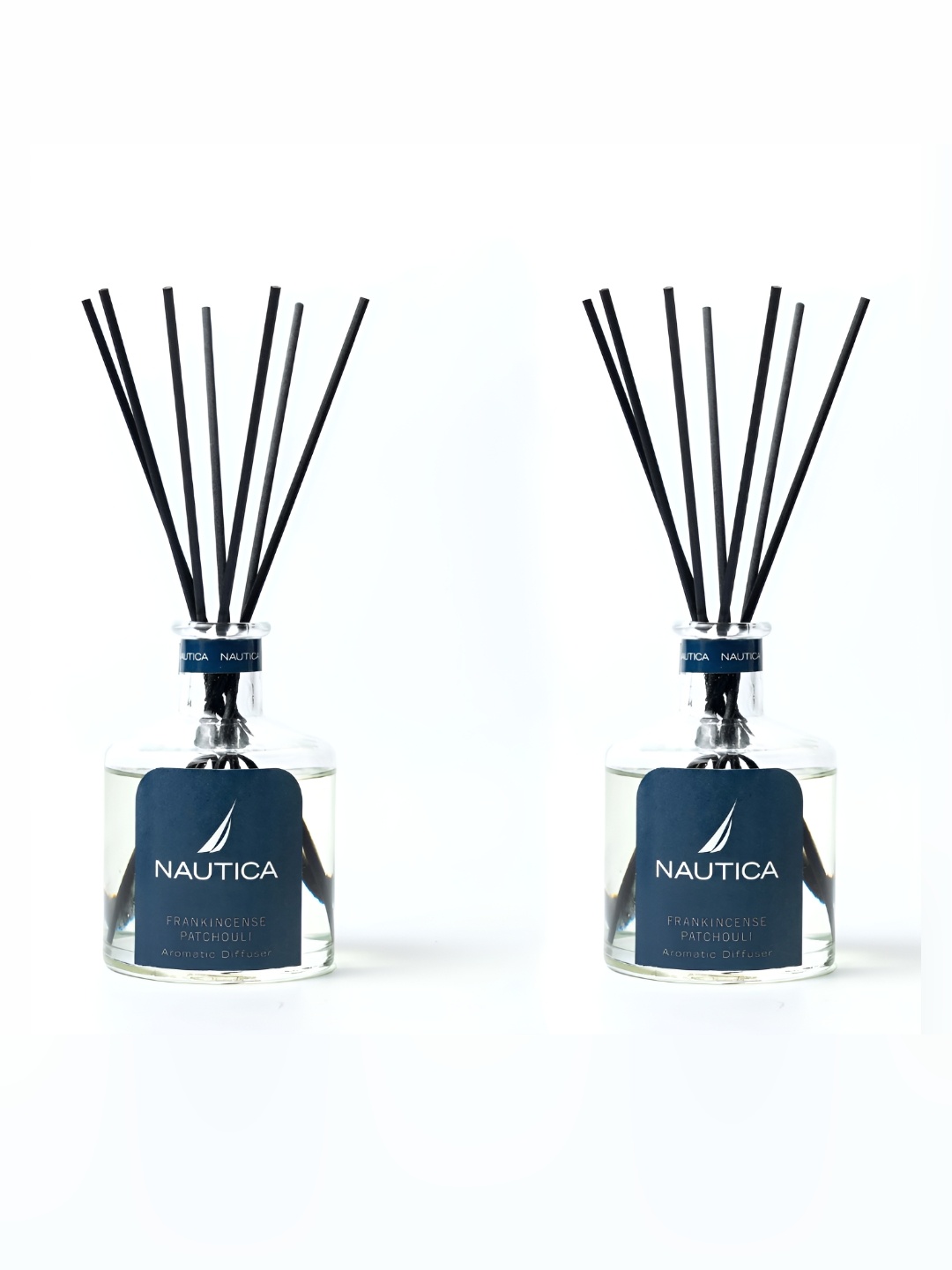 

Nautica 2Pcs Transparent Reed Aroma Oil Diffuser & Sticks