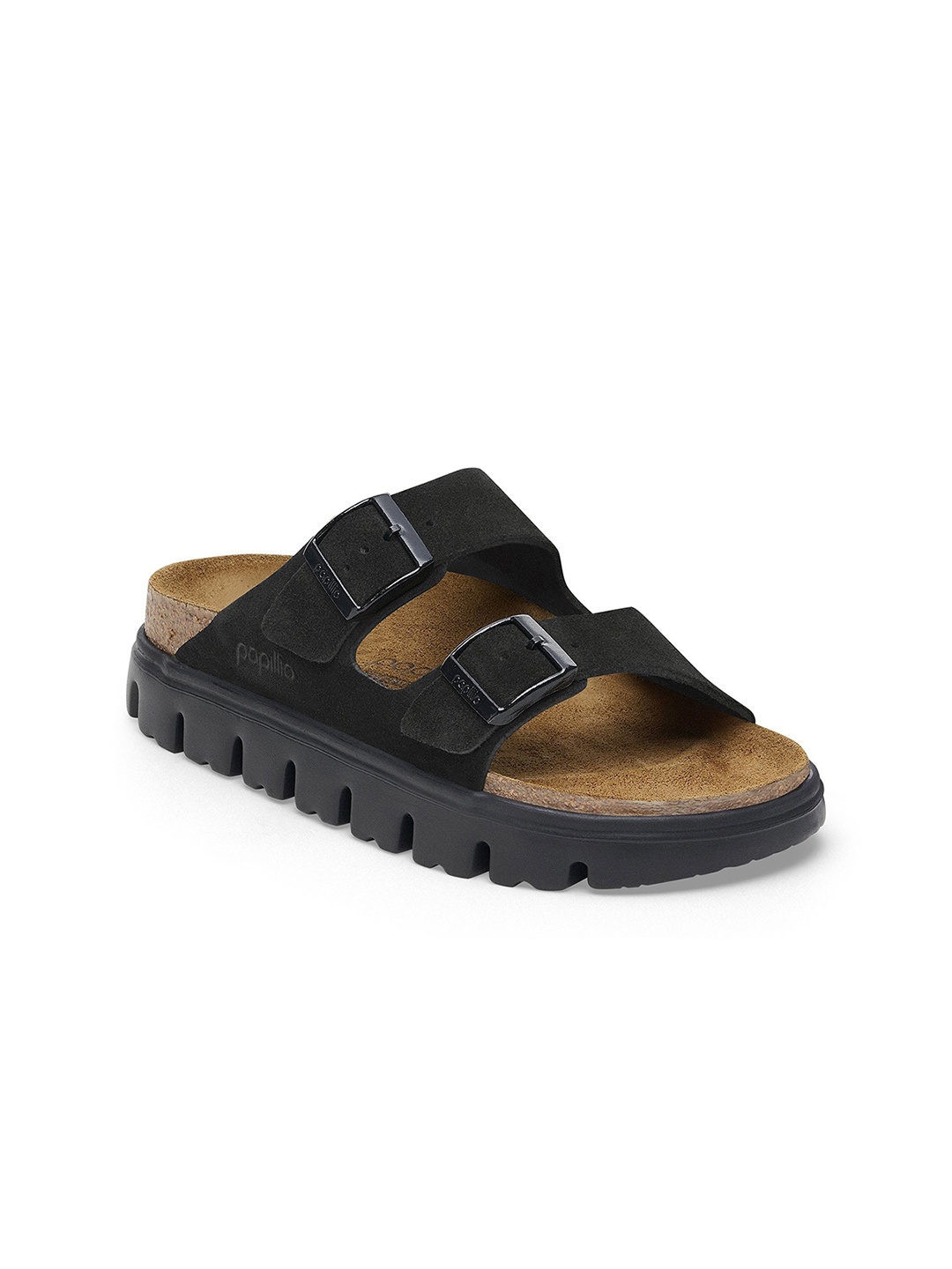

Birkenstock Women Narrow Width Suede Comfort Sandals, Black