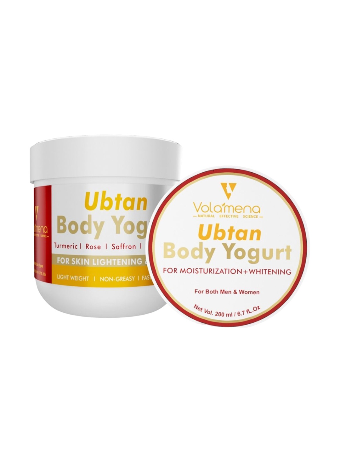 

Volamena Ubtan Body Yogurt Cream-200 ml, White