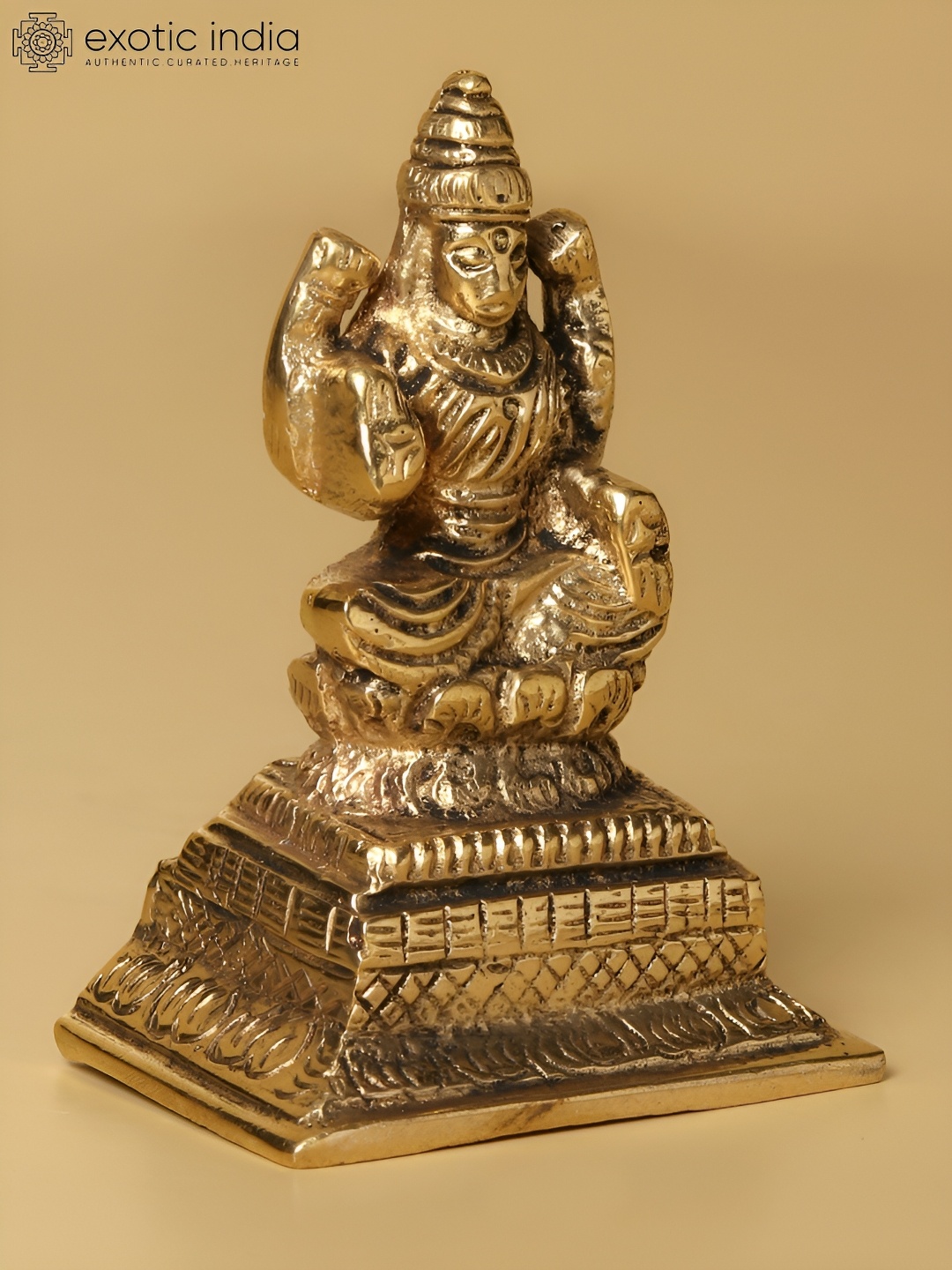 

Exotic India Gold-Toned Religious Idol Showpiece