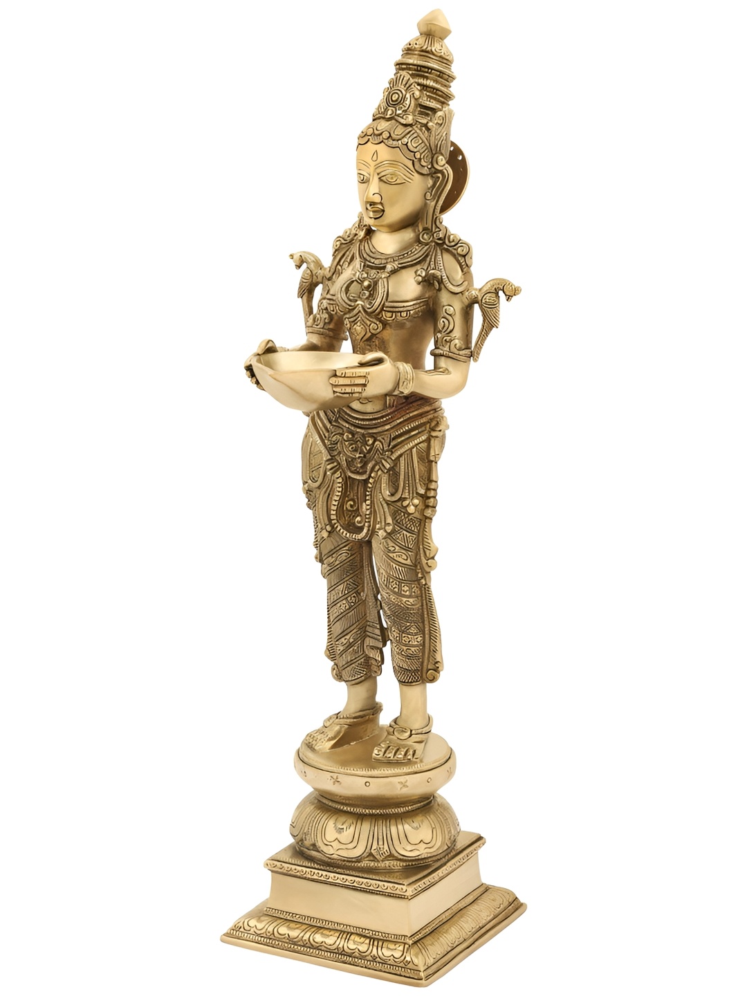 

Exotic India Gold-Toned Idol Showpiece