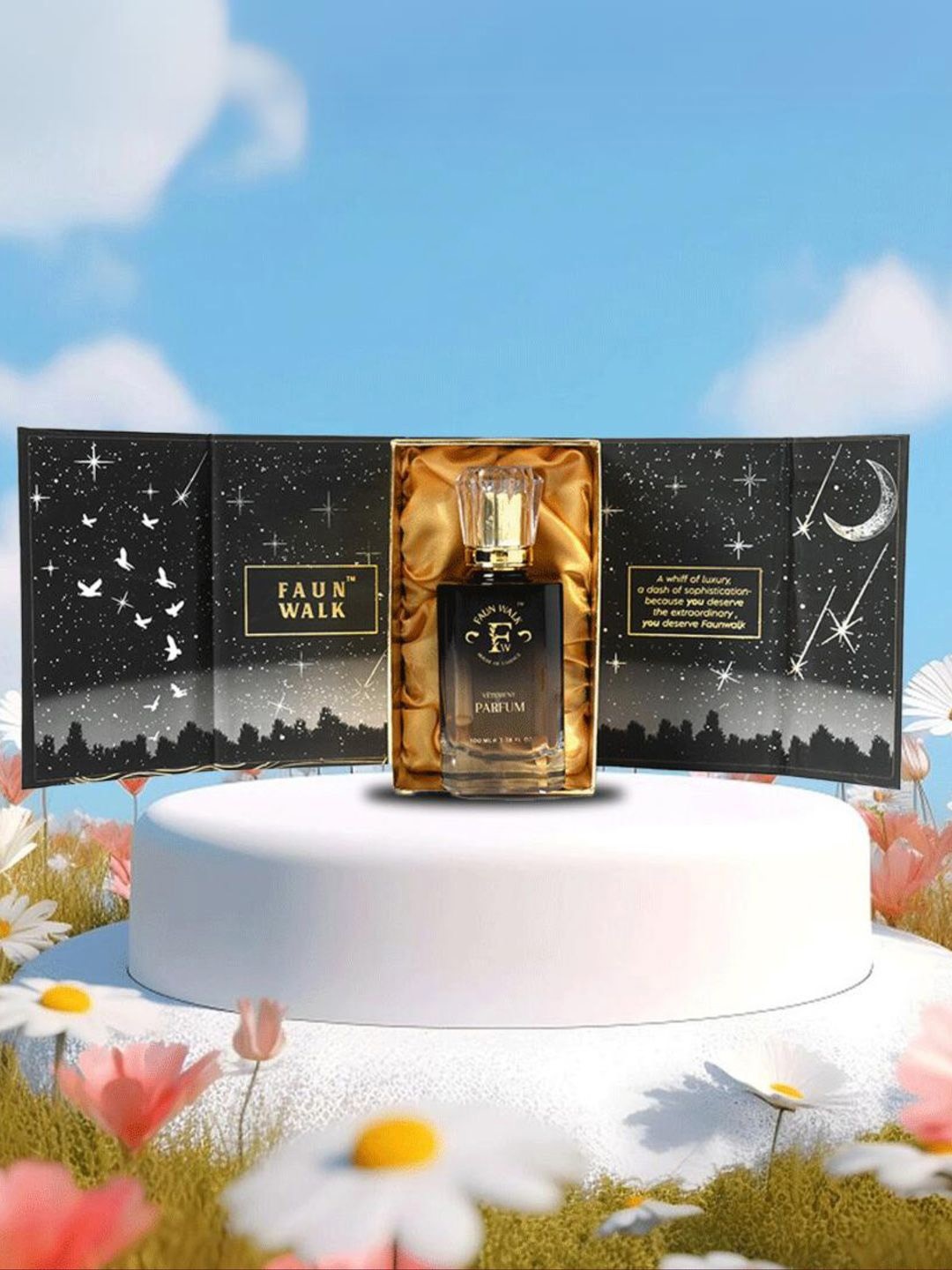 

FAUN WALK Garnet Smoke Similar to Red Tobacco Perfume- 50ml, Nude