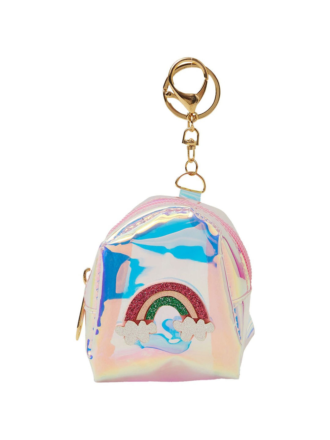 

Accessorize Girls Graphic Embellished Backpack, Peach